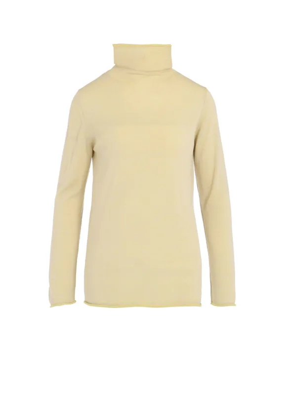 WOOL MULTICOLOR HIGH NECK KNIT sold by Yohji Yamamoto