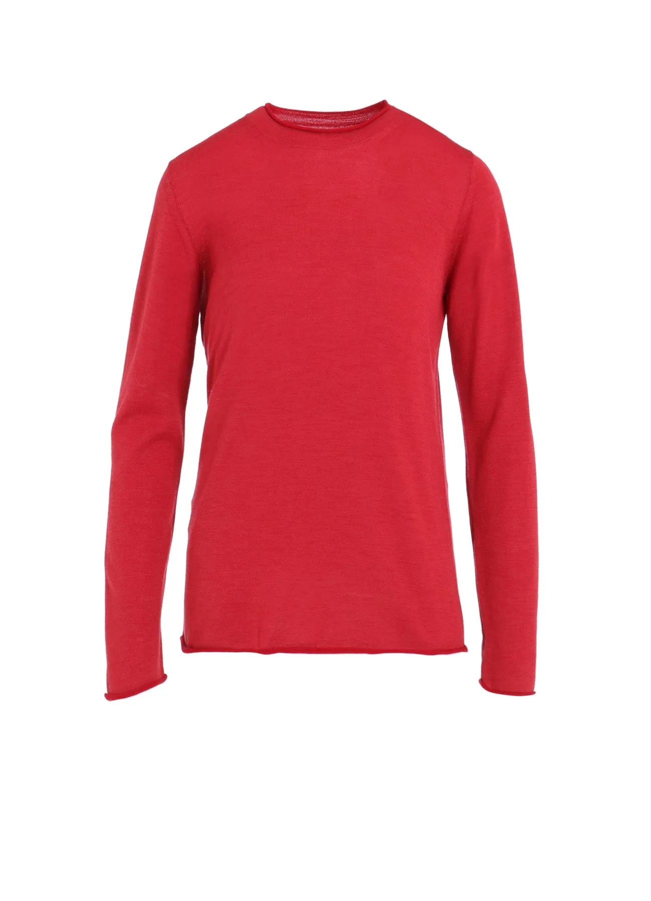WOOL MULTICOLOR ROUND NECK KNIT sold by Yohji Yamamoto