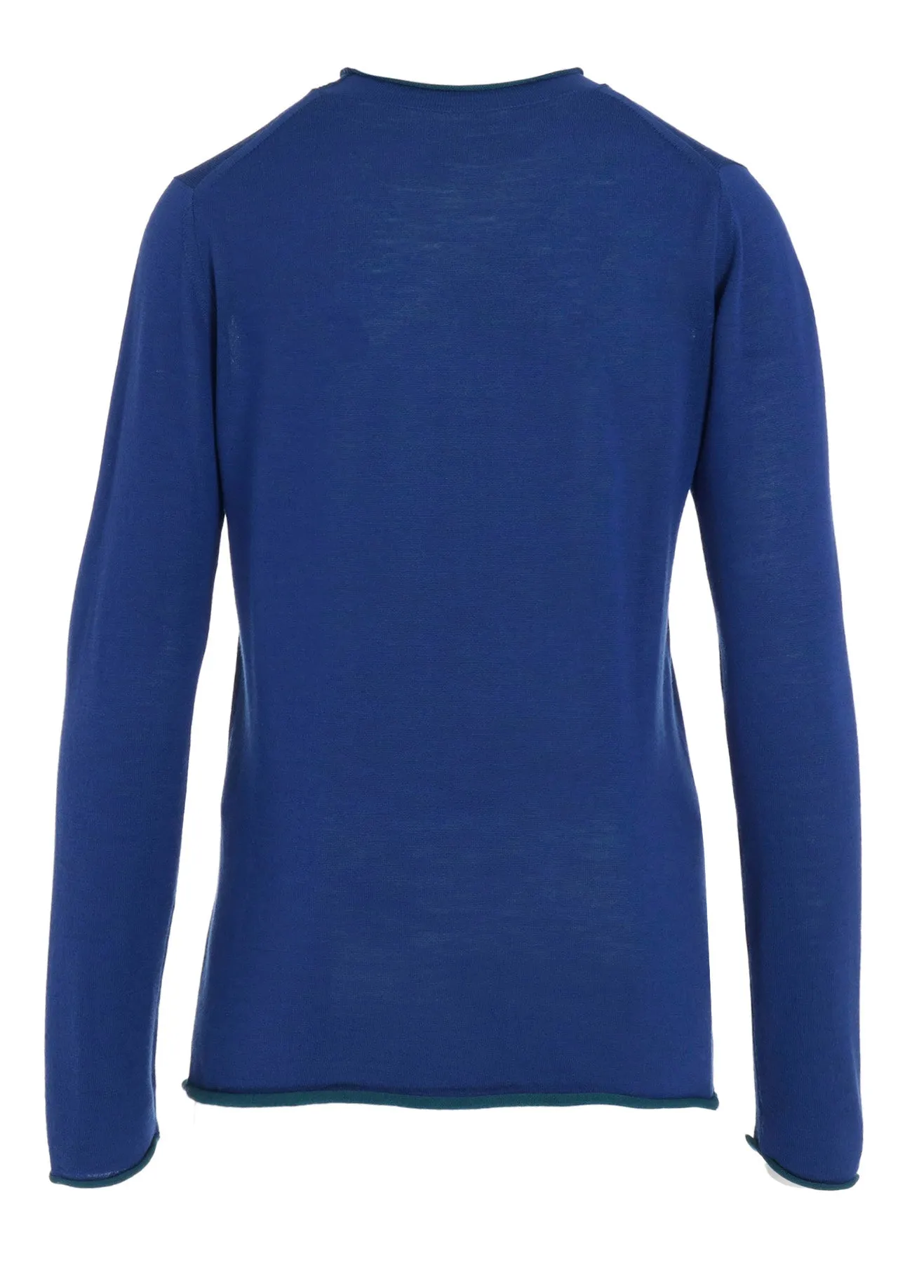 WOOL MULTICOLOR ROUND NECK KNIT sold by Yohji Yamamoto product image thumbnail 4