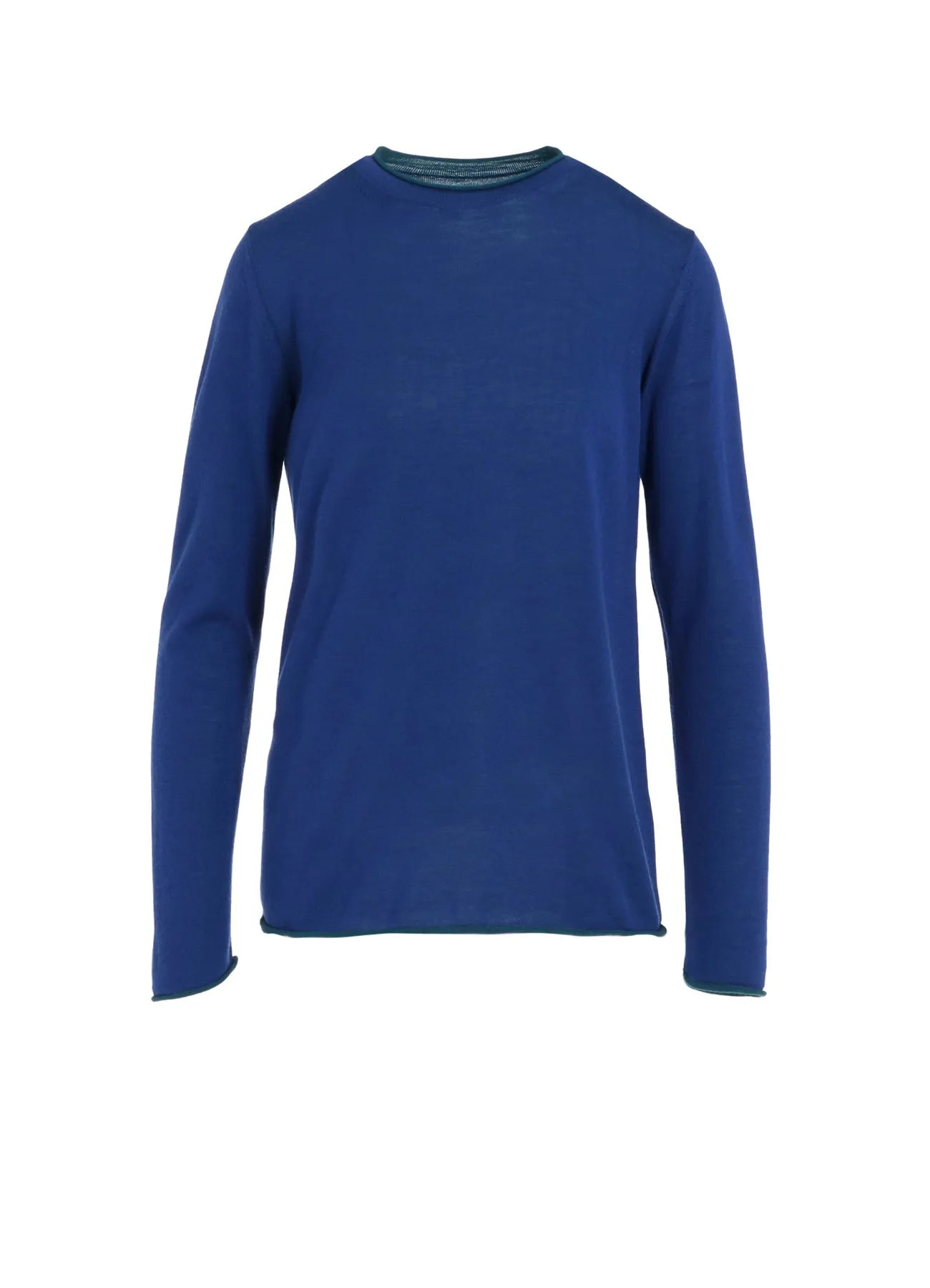 WOOL MULTICOLOR ROUND NECK KNIT sold by Yohji Yamamoto