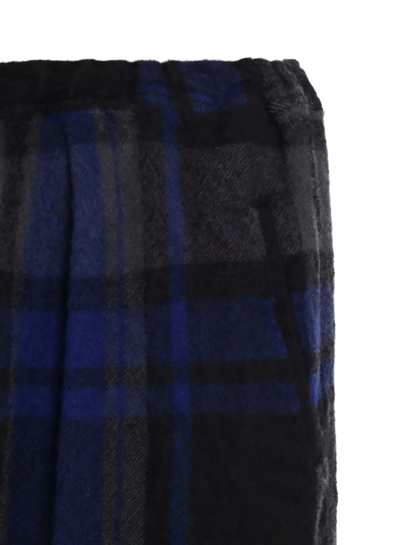 MILLED WOOL PLAID PANTS sold by Yohji Yamamoto product image thumbnail 5