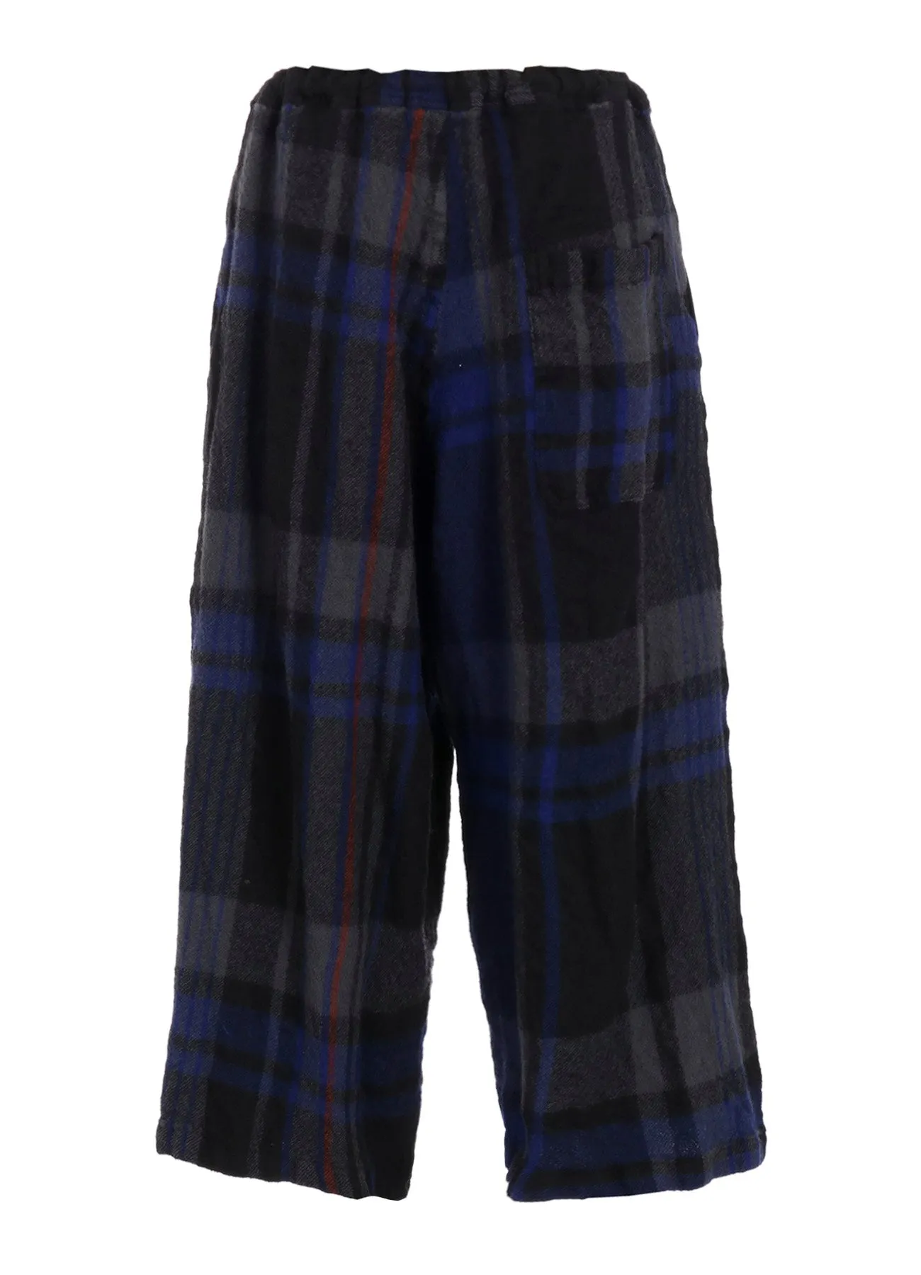 MILLED WOOL PLAID PANTS sold by Yohji Yamamoto product image thumbnail 4