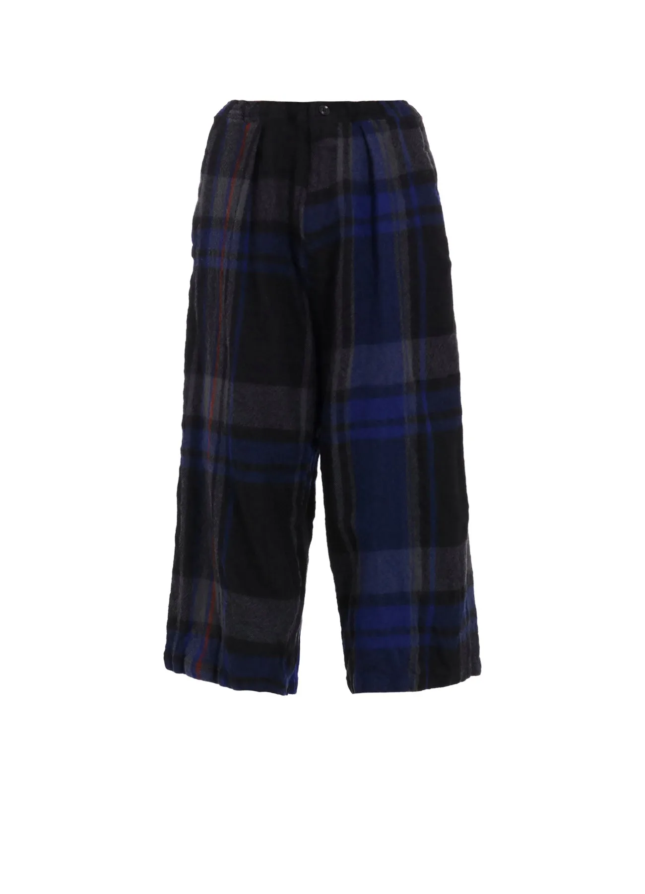 MILLED WOOL PLAID PANTS sold by Yohji Yamamoto