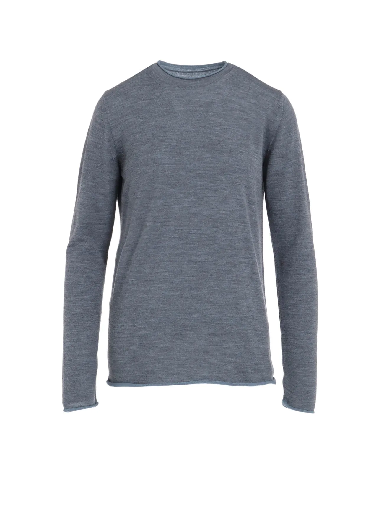 WOOL MULTICOLOR ROUND NECK KNIT sold by Yohji Yamamoto