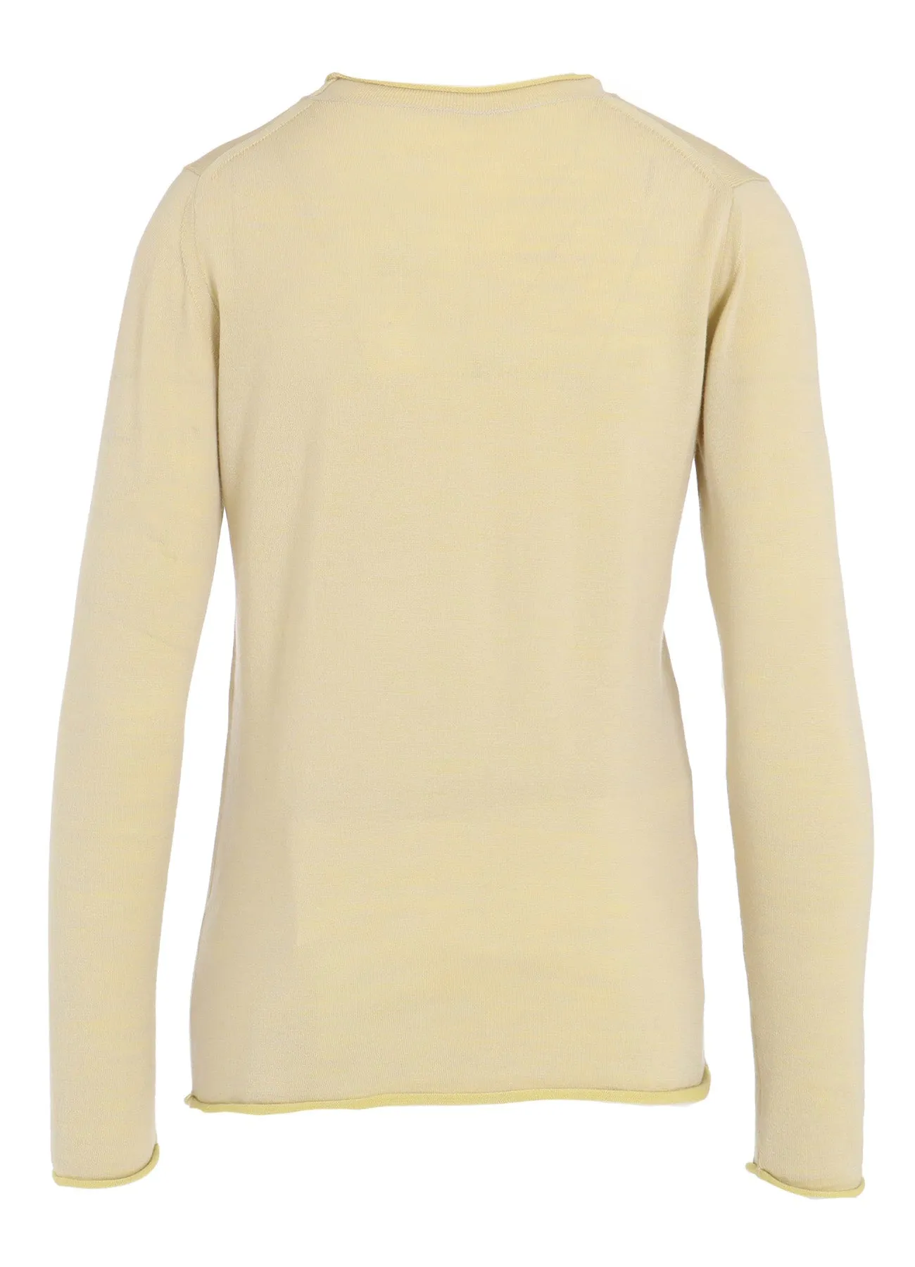 WOOL MULTICOLOR ROUND NECK KNIT sold by Yohji Yamamoto product image thumbnail 4