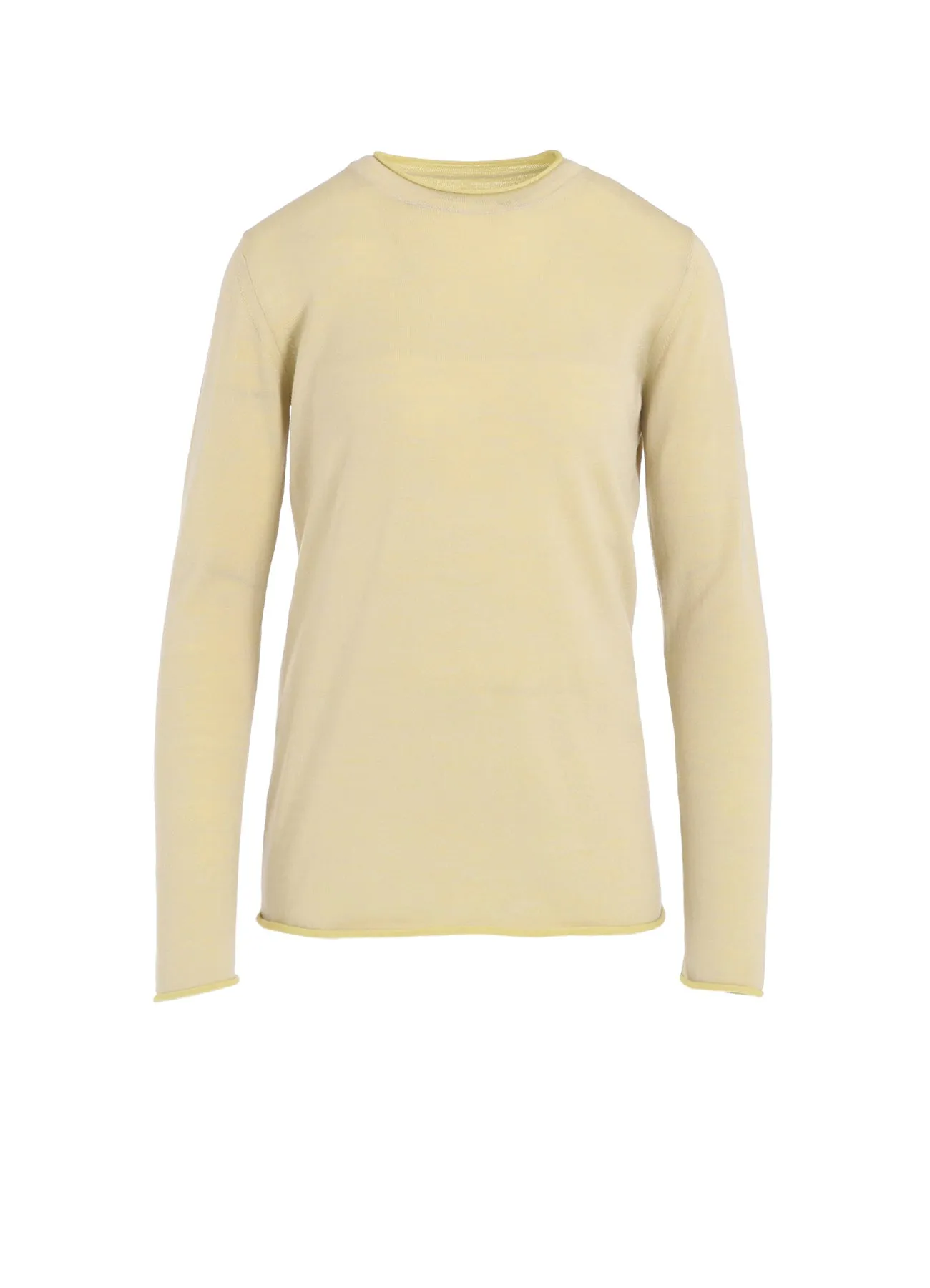 WOOL MULTICOLOR ROUND NECK KNIT sold by Yohji Yamamoto