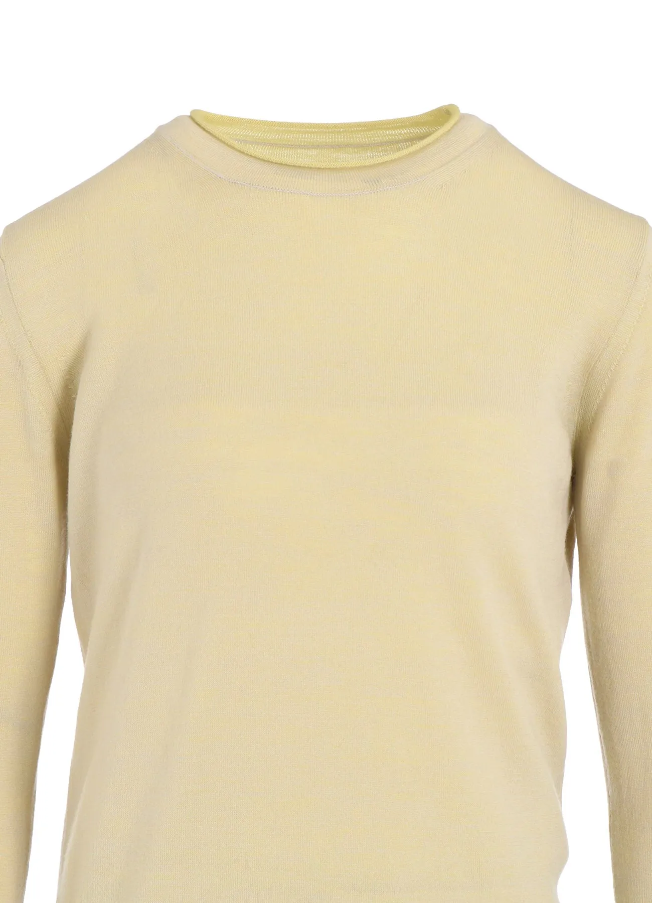 WOOL MULTICOLOR ROUND NECK KNIT sold by Yohji Yamamoto product image thumbnail 5