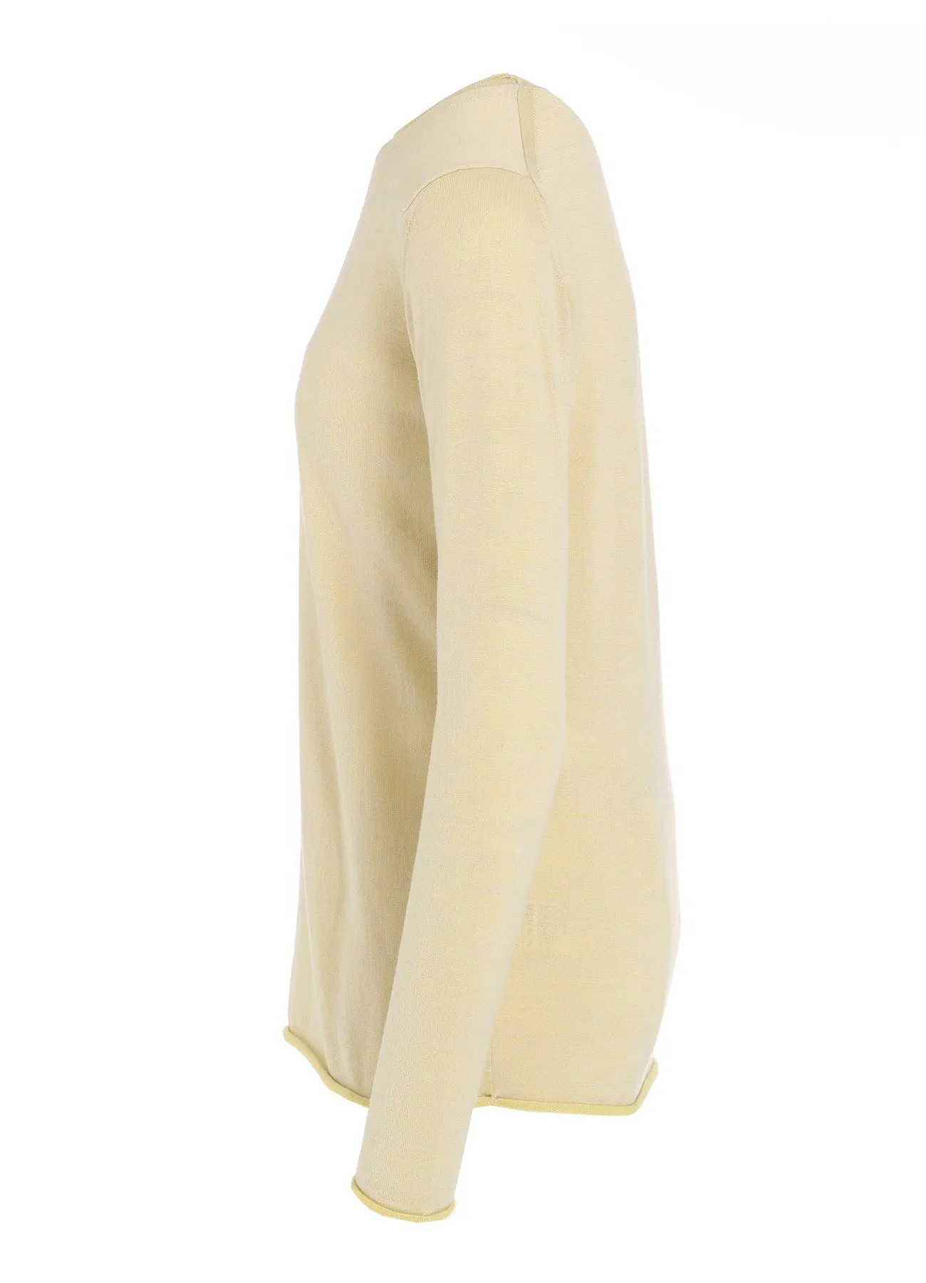 WOOL MULTICOLOR ROUND NECK KNIT sold by Yohji Yamamoto product image thumbnail 3