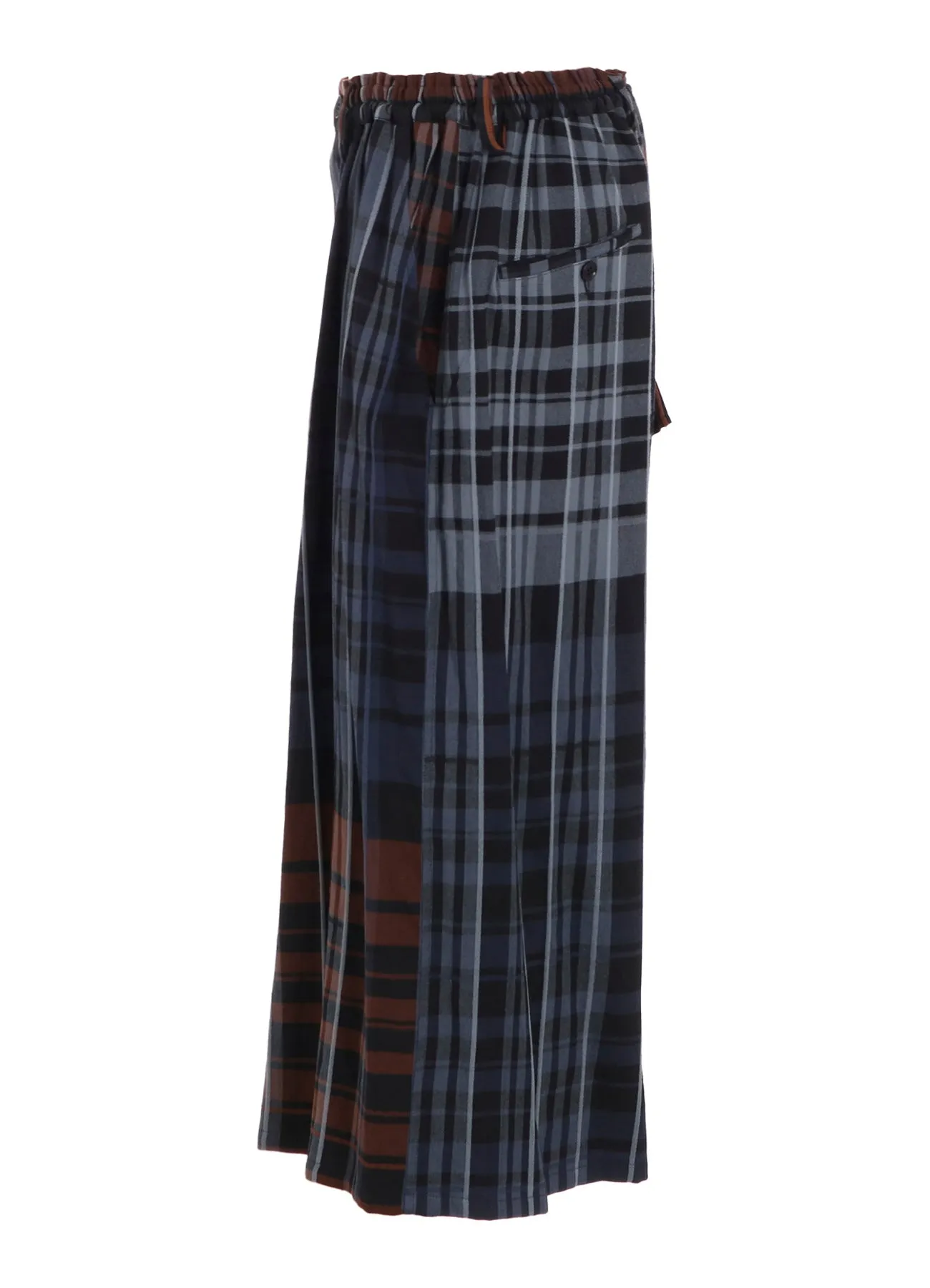 WOOL BLEND PLAID PANTS sold by Yohji Yamamoto product image thumbnail 3