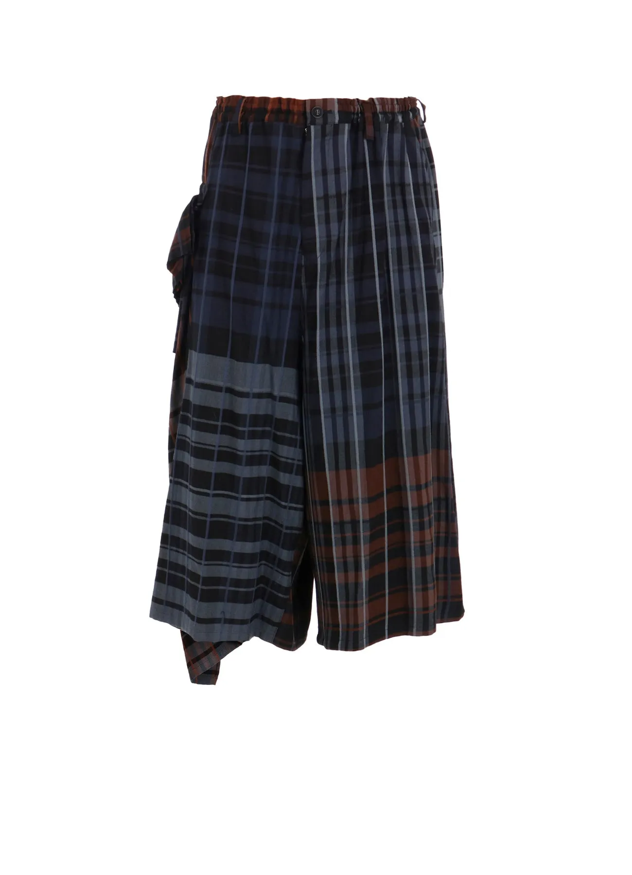 WOOL BLEND PLAID PANTS sold by Yohji Yamamoto
