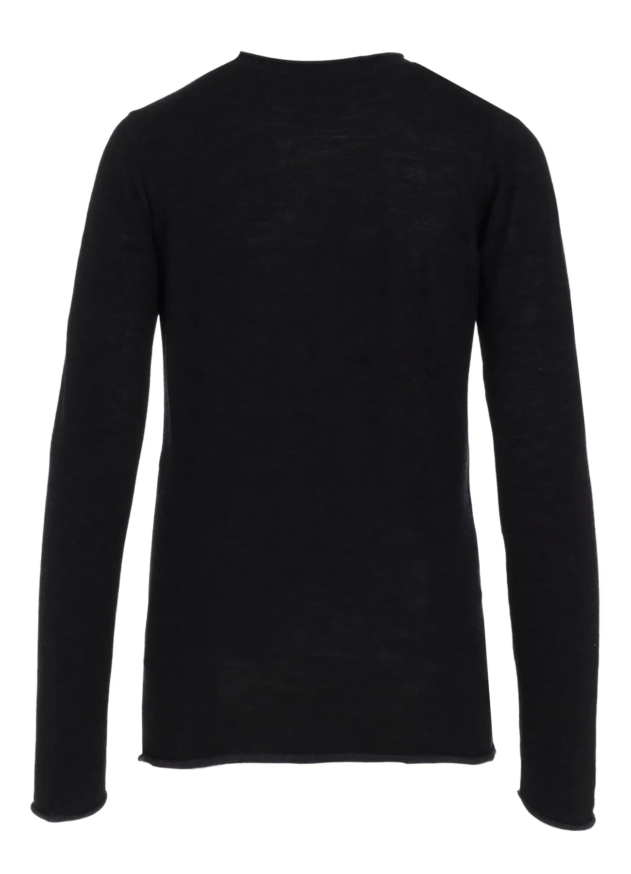 WOOL MULTICOLOR ROUND NECK KNIT sold by Yohji Yamamoto product image thumbnail 4