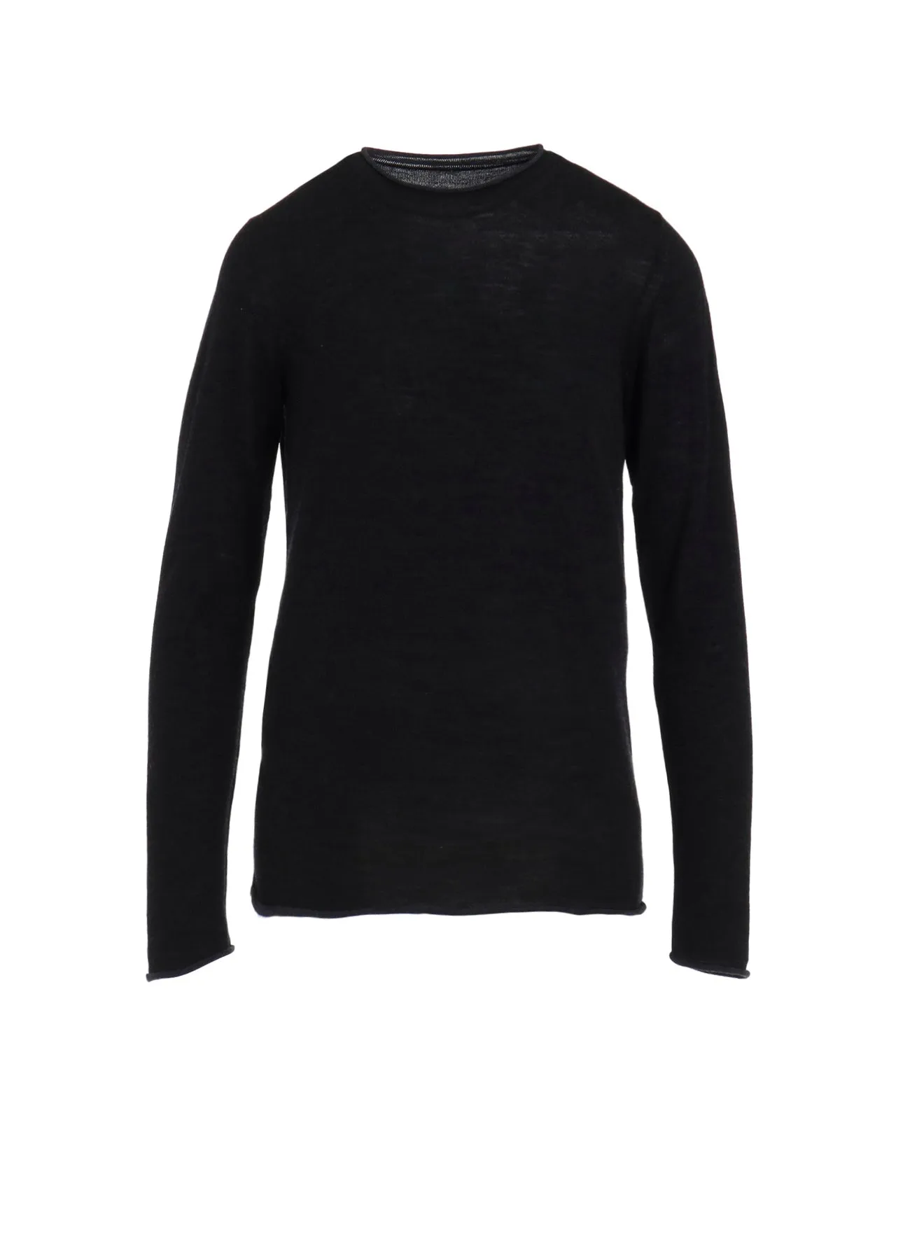 WOOL MULTICOLOR ROUND NECK KNIT sold by Yohji Yamamoto