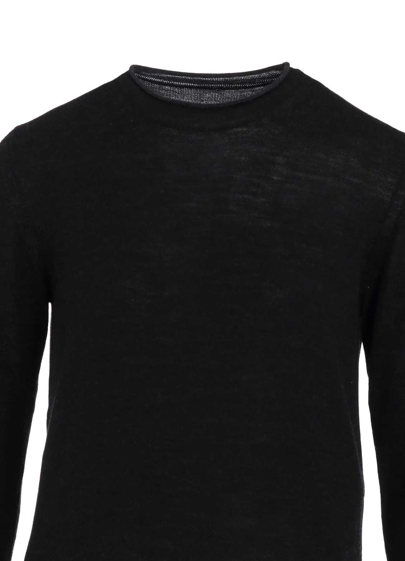 WOOL MULTICOLOR ROUND NECK KNIT sold by Yohji Yamamoto product image thumbnail 5