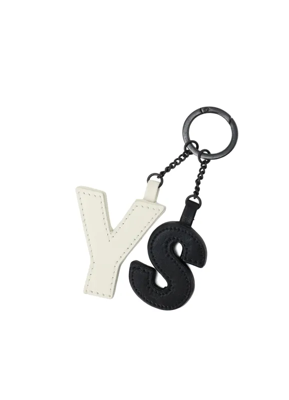 Y'S BLOCK LEATHER BAG CHARM sold by Yohji Yamamoto