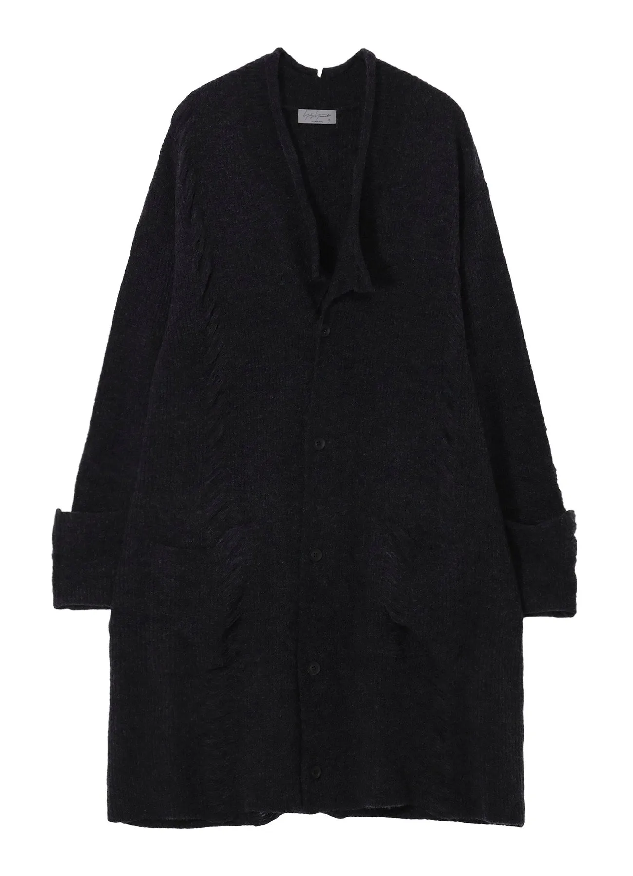 7G3P HALF CARDIGAN CRUSHED LONG CARDIGAN sold by Yohji Yamamoto product image thumbnail 2