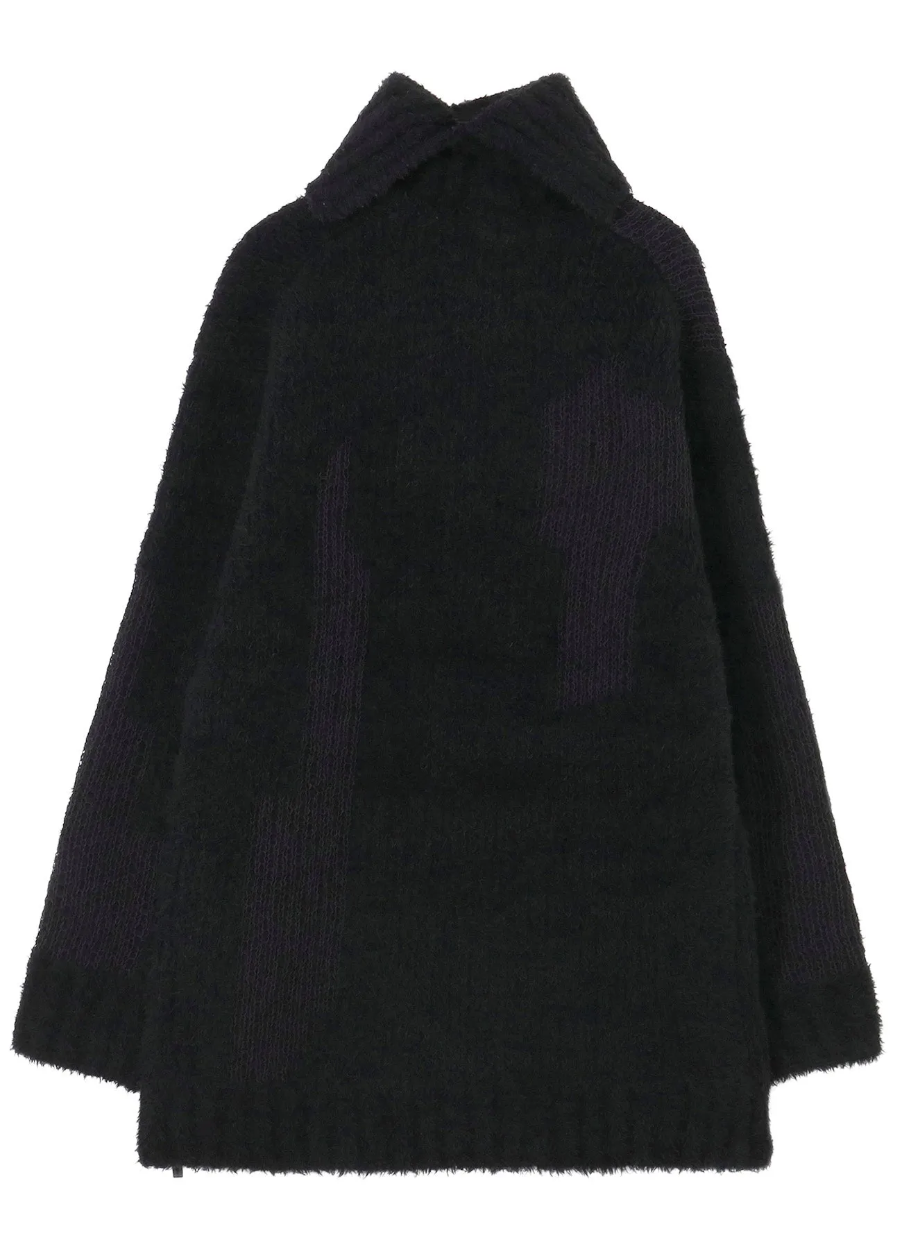 3G JACQUARD SIDE ZIP HIGH NECK PO sold by Yohji Yamamoto product image thumbnail 3