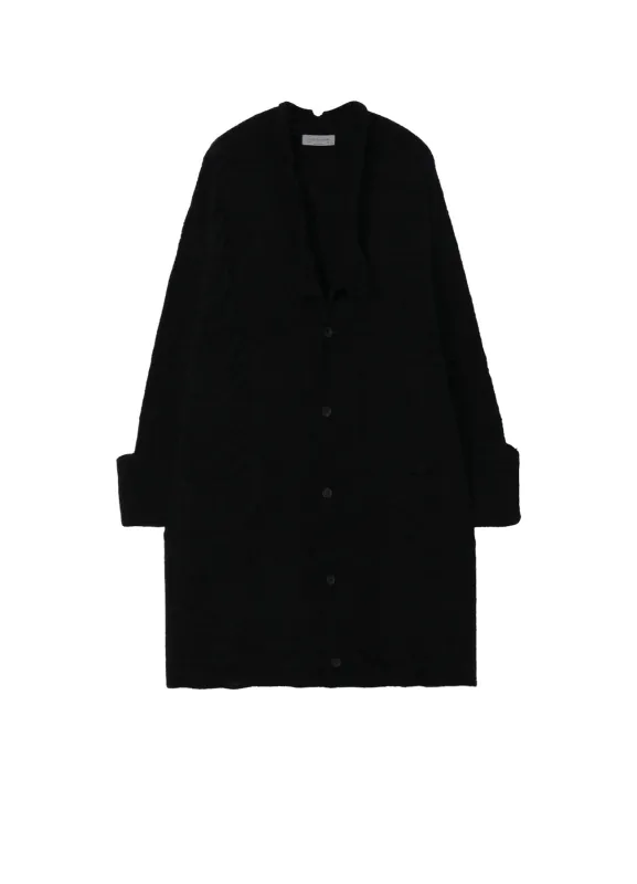 7G3P HALF CARDIGAN CRUSHED LONG CARDIGAN sold by Yohji Yamamoto