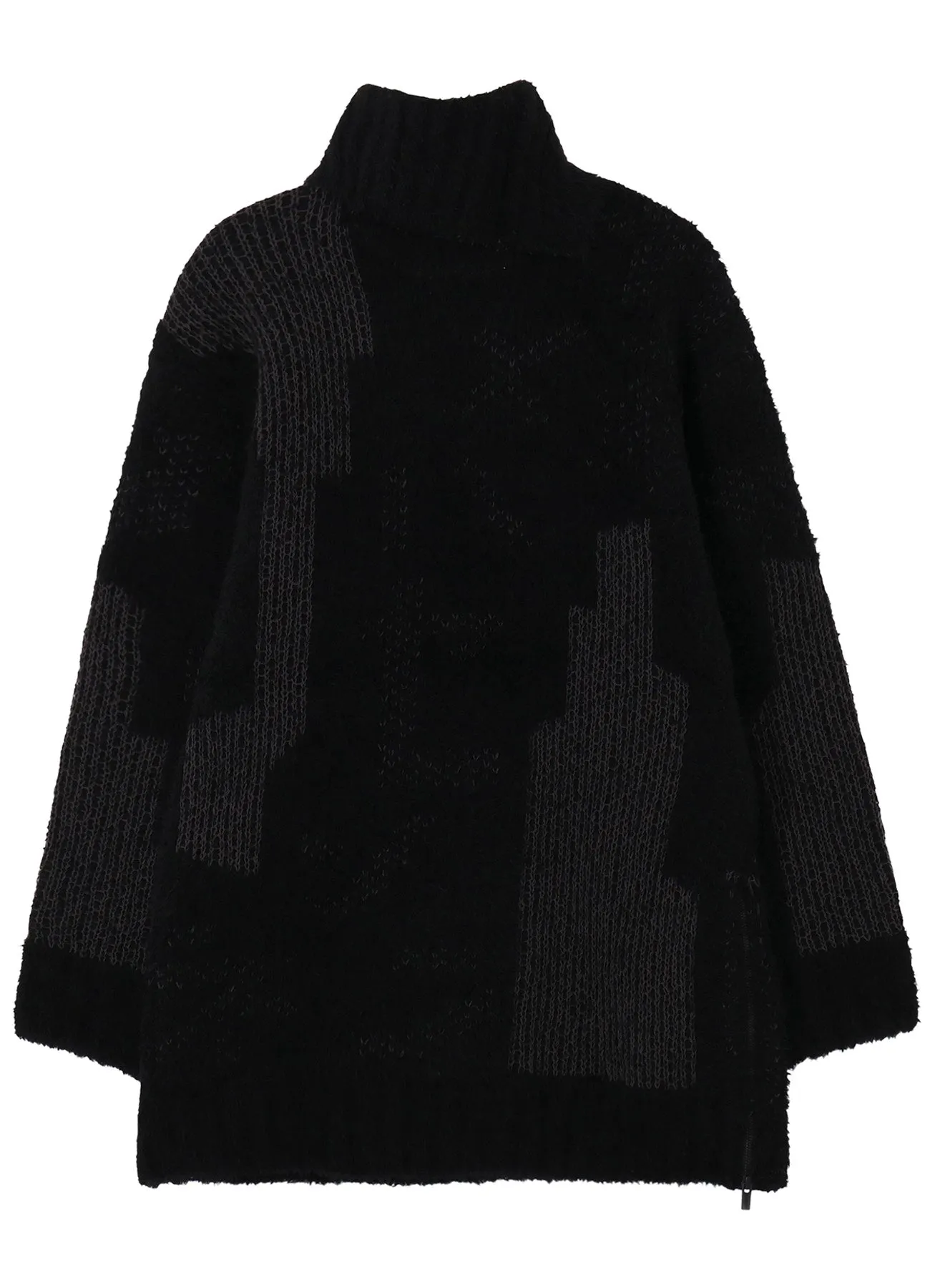 3G JACQUARD SIDE ZIP HIGH NECK PO sold by Yohji Yamamoto product image thumbnail 2