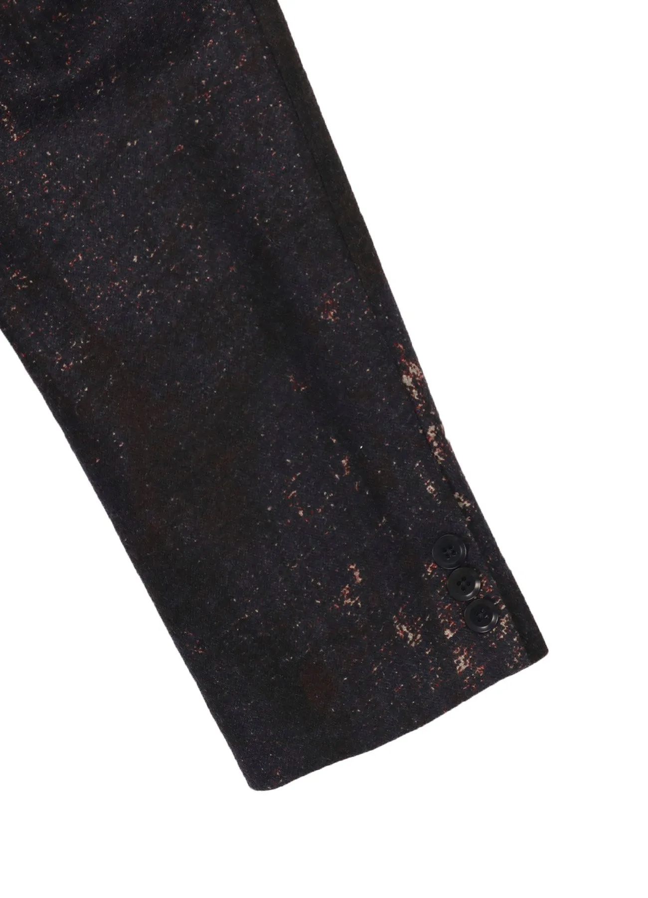 FLANNEL FLORAL PATTERN ASYMMETRY JACKET sold by Yohji Yamamoto product image thumbnail 5