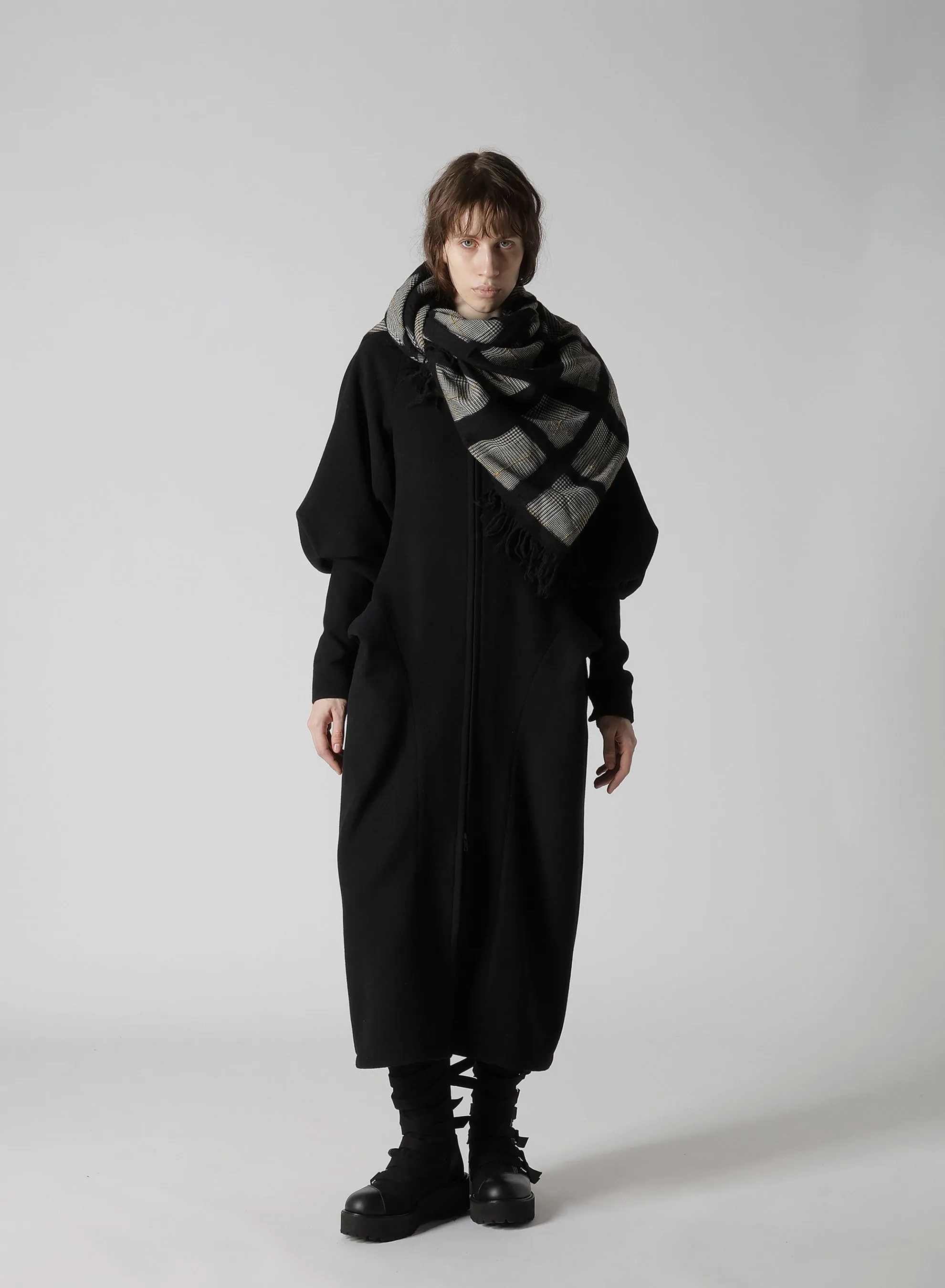 WOOL MOSSER BALLOON SLEEVE COAT sold by Yohji Yamamoto product image thumbnail 5