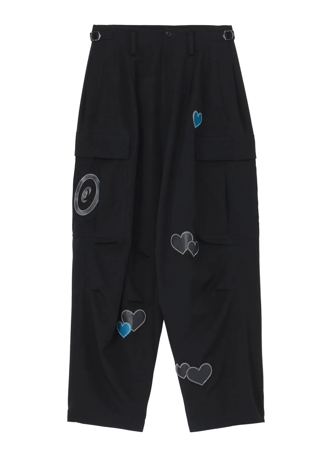 Y’s × CPD HOOME LOVE PATCH WOOL GABARDIN PANTS sold by Yohji Yamamoto product image thumbnail 2