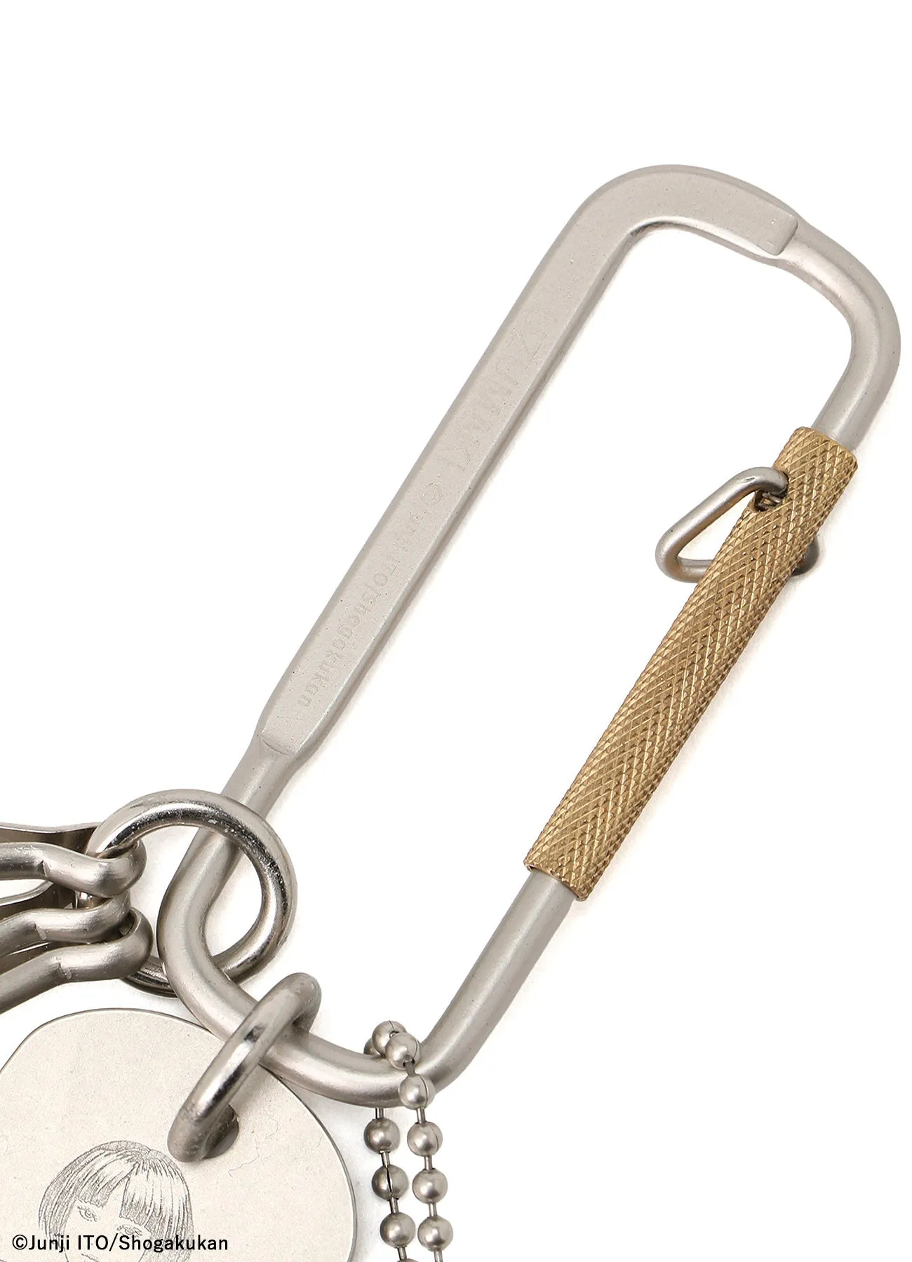 S'YTE × JUNJI ITO -UZUMAKI- AZAMI WEARING YOHJI YAMAMOTO DOG TAG CARABINER sold by Yohji Yamamoto product image thumbnail 4