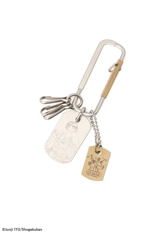 S'YTE × JUNJI ITO -UZUMAKI- AZAMI WEARING YOHJI YAMAMOTO DOG TAG CARABINER sold by Yohji Yamamoto