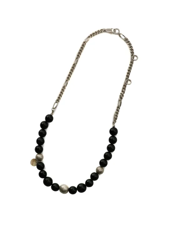 ONYX BEAD CHOKER sold by Yohji Yamamoto