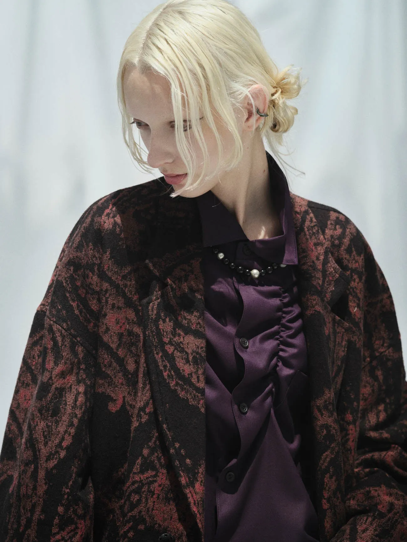 ONYX BEAD CHOKER sold by Yohji Yamamoto product image thumbnail 2