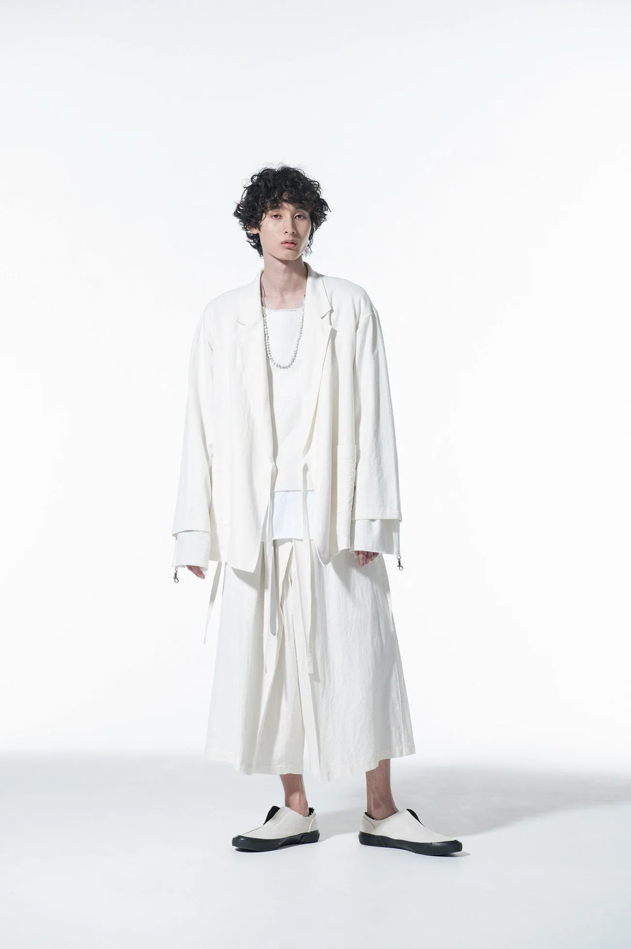 INDIAN KADI WRAP HAORI TAILORED JACKET sold by Yohji Yamamoto product image thumbnail 5