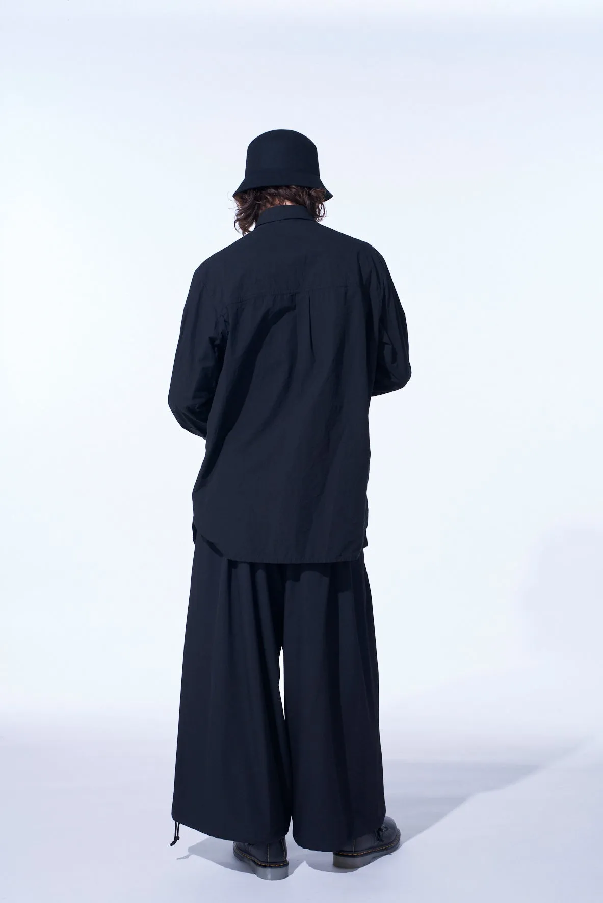 COTTON LINEN SINGLE WELT POCKET SHIRT sold by Yohji Yamamoto product image thumbnail 4