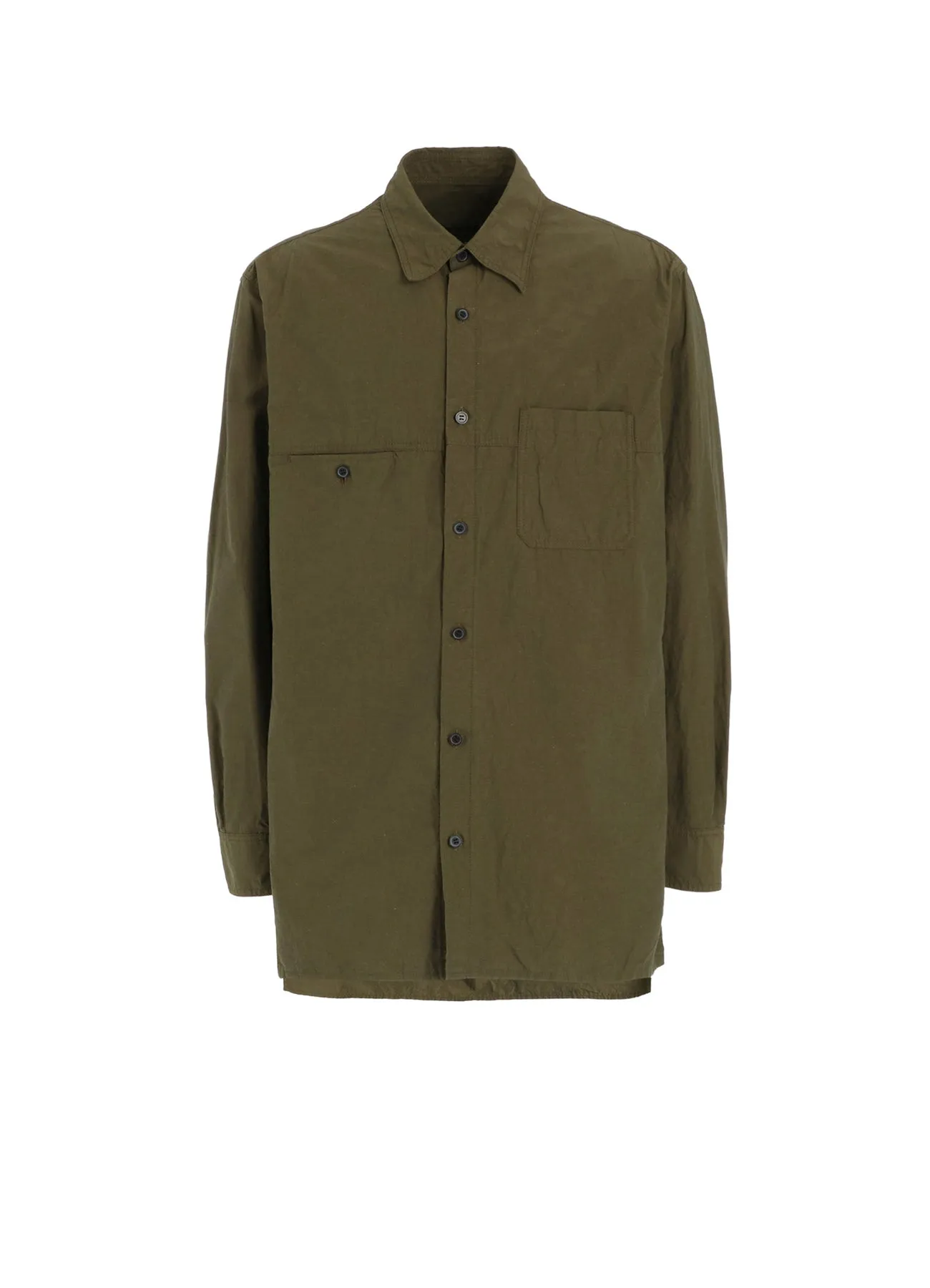 COTTON LINEN SINGLE WELT POCKET SHIRT sold by Yohji Yamamoto