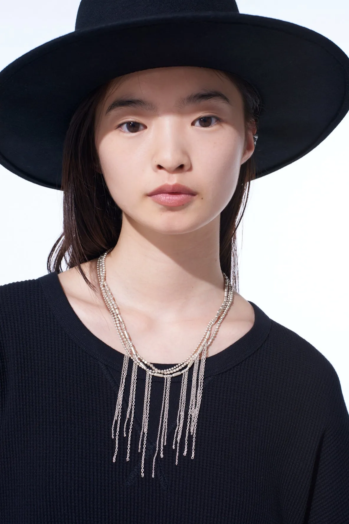BRASS CHAIN TASSEL NECKLACE sold by Yohji Yamamoto product image thumbnail 2