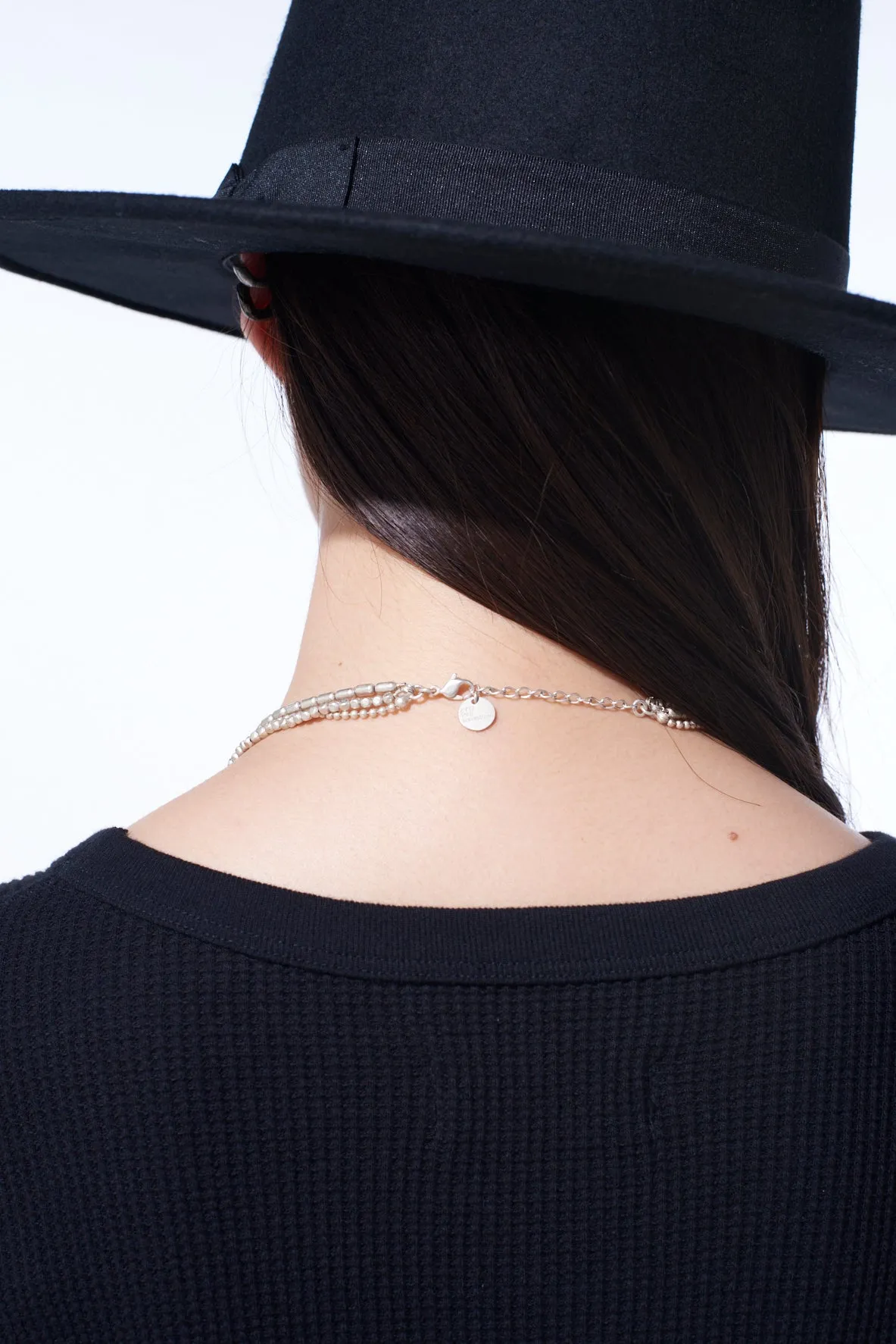 BRASS CHAIN TASSEL NECKLACE sold by Yohji Yamamoto product image thumbnail 3