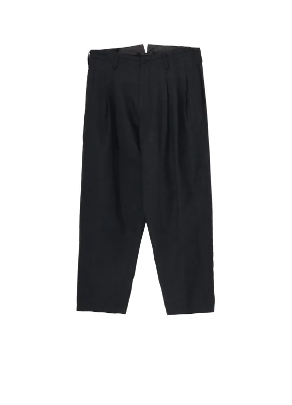 W.TA SAXONY 5-TUCK FULLING PANTS sold by Yohji Yamamoto