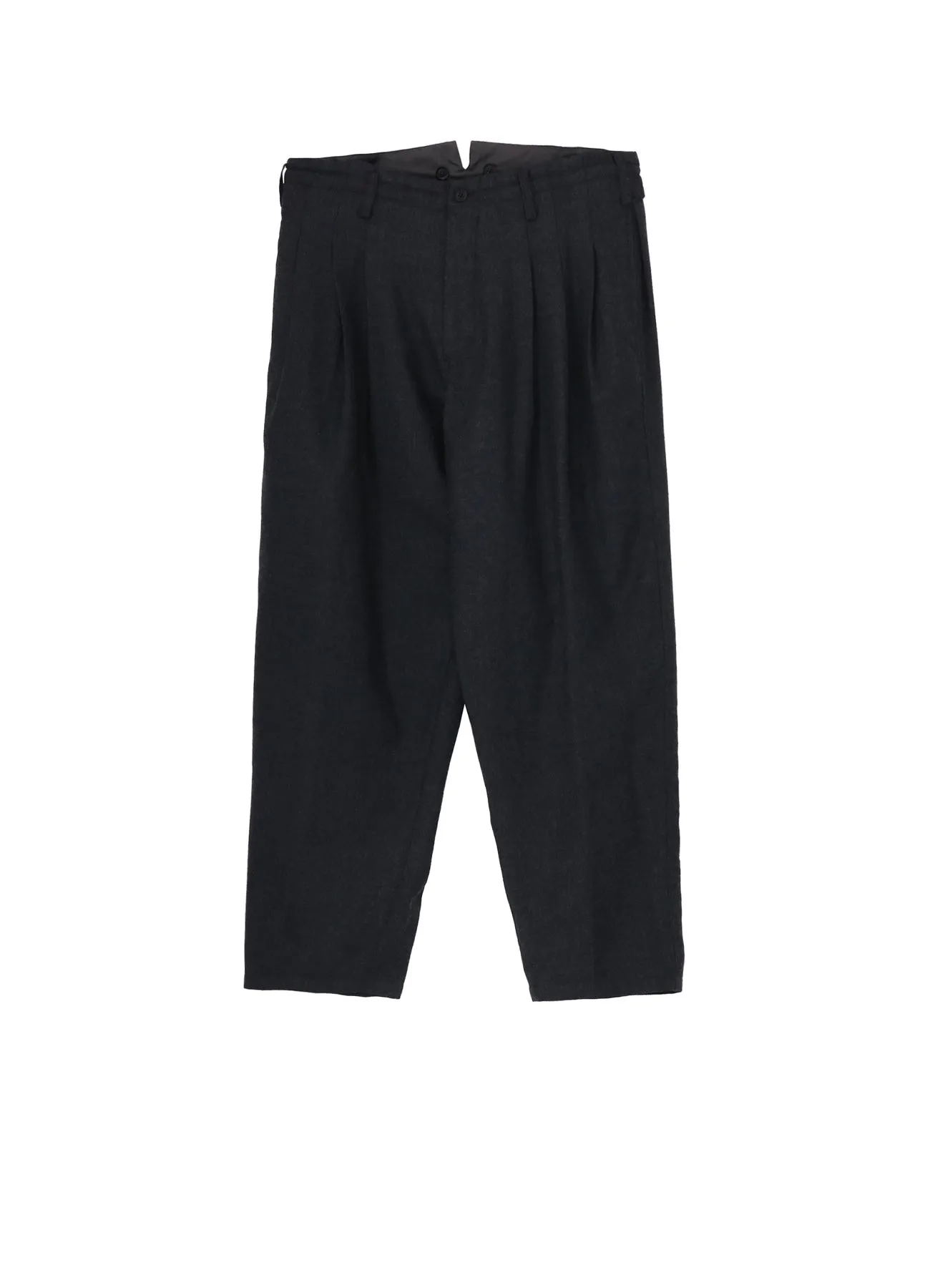 W.TA SAXONY 5-TUCK FULLING PANTS sold by Yohji Yamamoto
