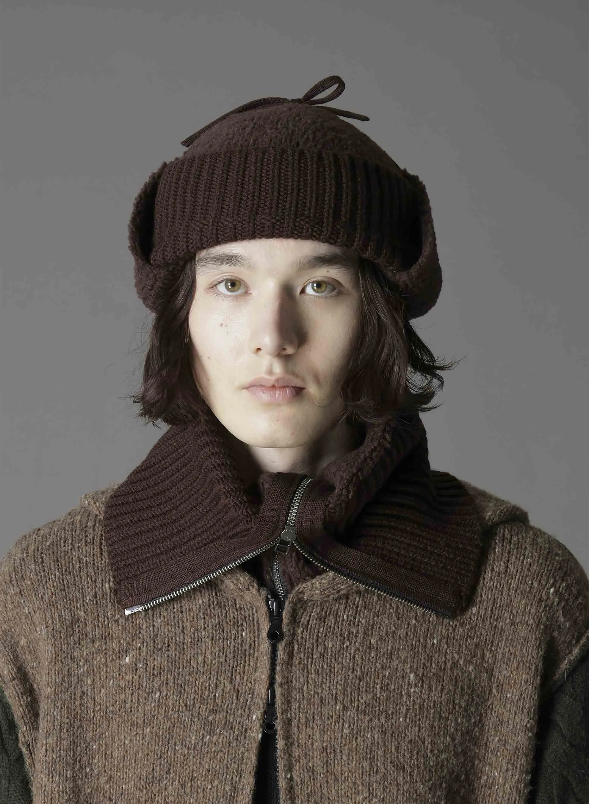 Wool boa+EX FineMerino Wool NECK WARMER sold by Yohji Yamamoto product image thumbnail 4