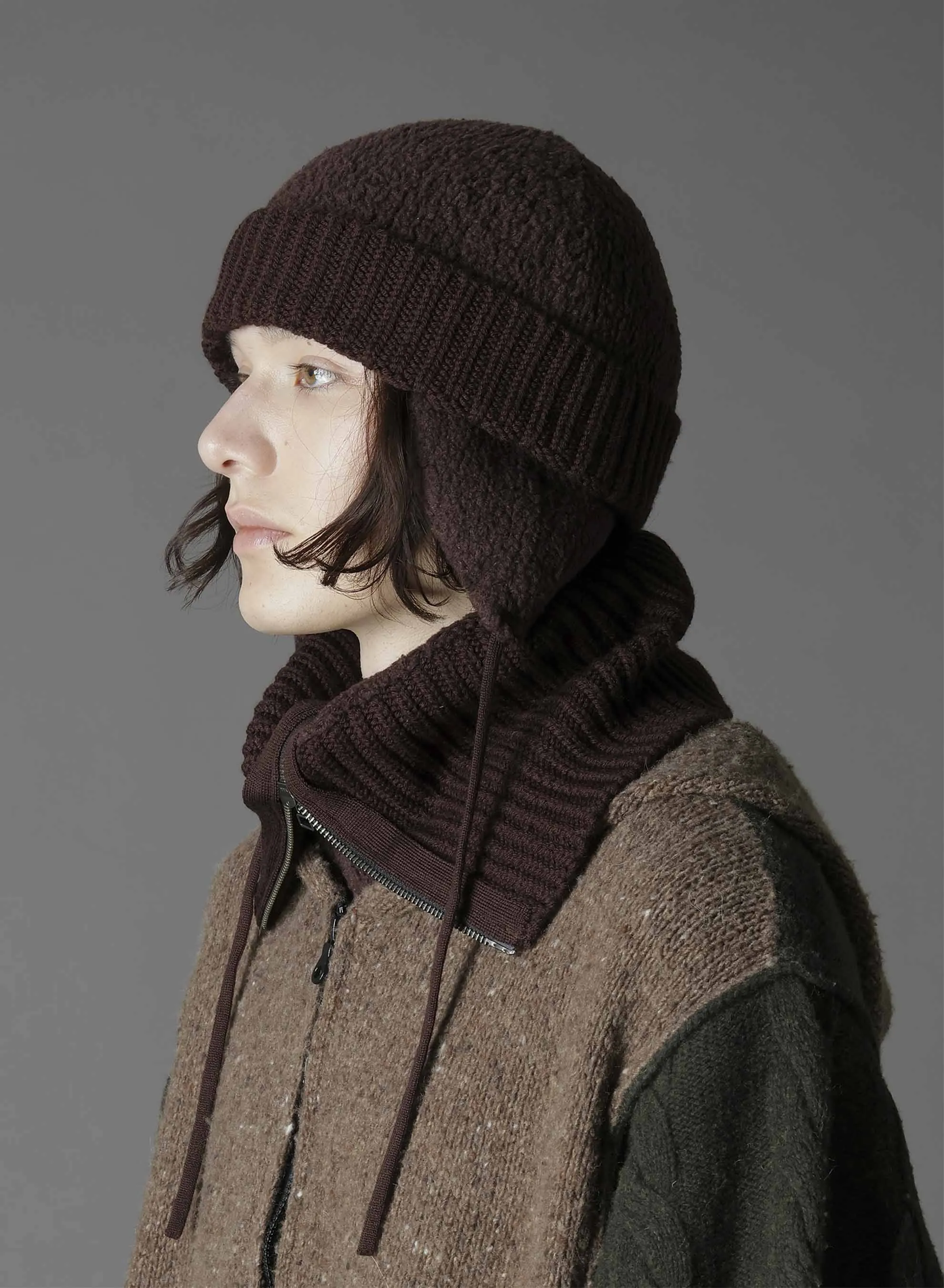 Wool boa+EX FineMerino Wool NECK WARMER sold by Yohji Yamamoto product image thumbnail 5