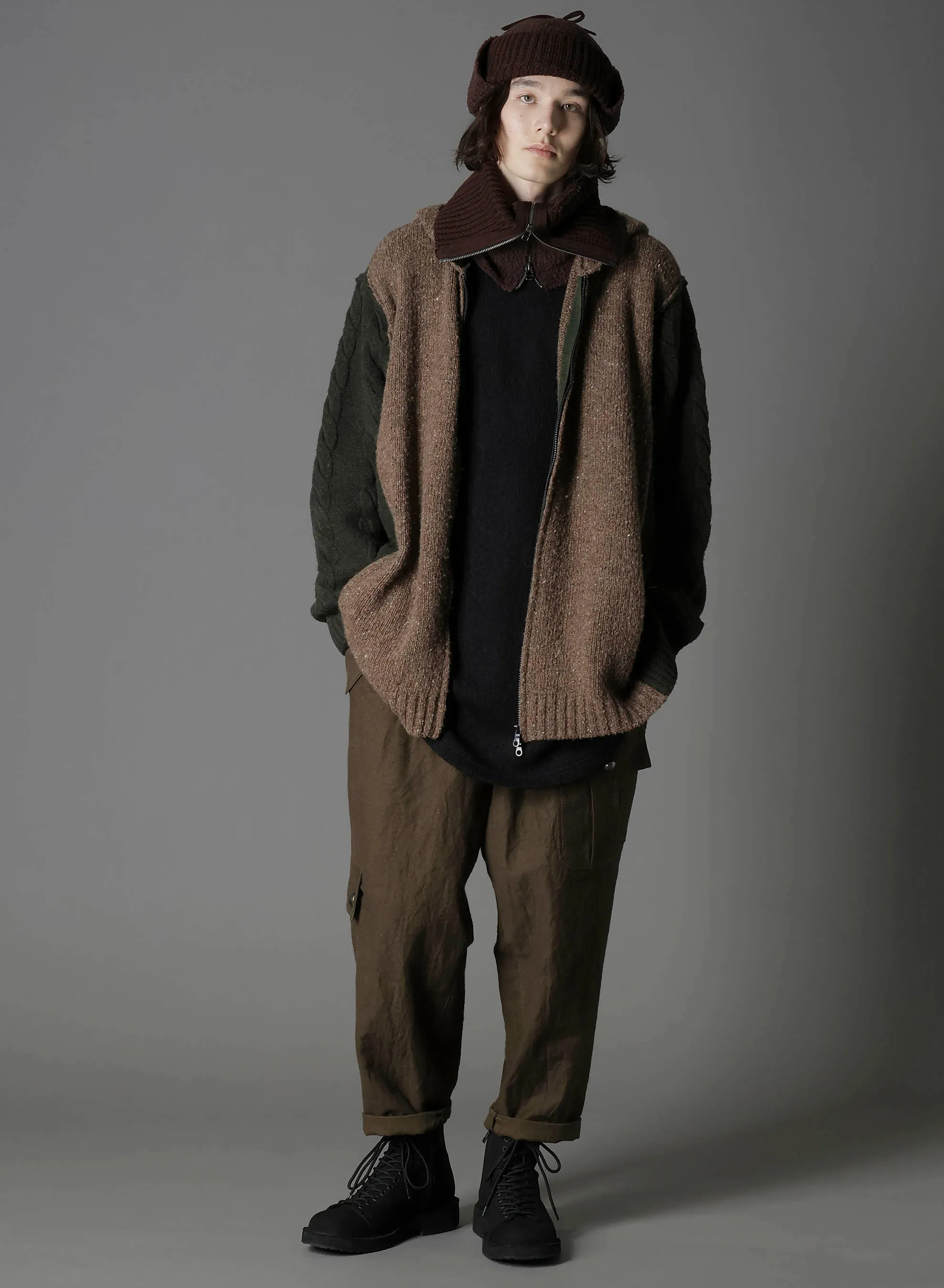 Wool boa+EX FineMerino Wool NECK WARMER sold by Yohji Yamamoto product image thumbnail 2