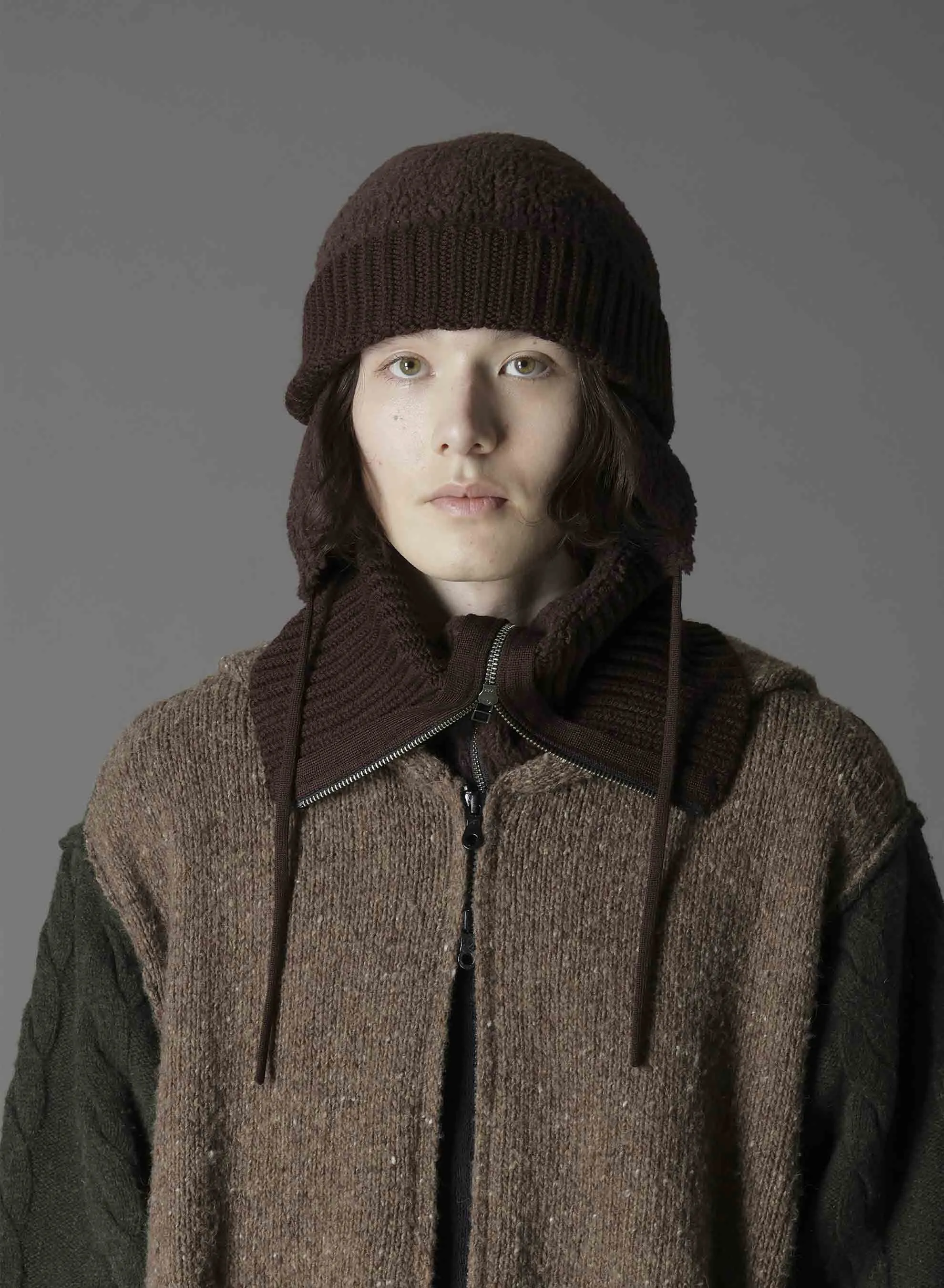 Wool boa+EX FineMerino Wool NECK WARMER sold by Yohji Yamamoto product image thumbnail 3