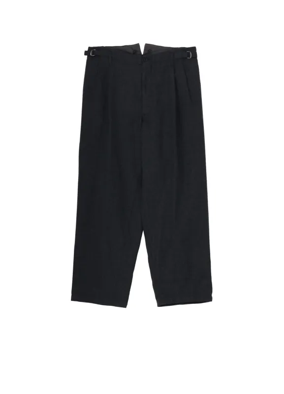 W.TA SAXONY 2-TUCK SIDE STRIPE PANTS sold by Yohji Yamamoto