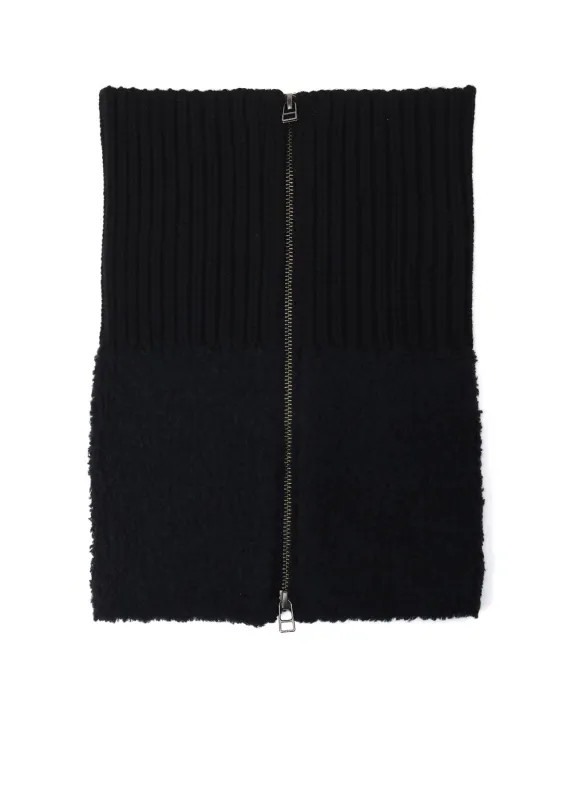 Wool boa+EX FineMerino Wool NECK WARMER sold by Yohji Yamamoto