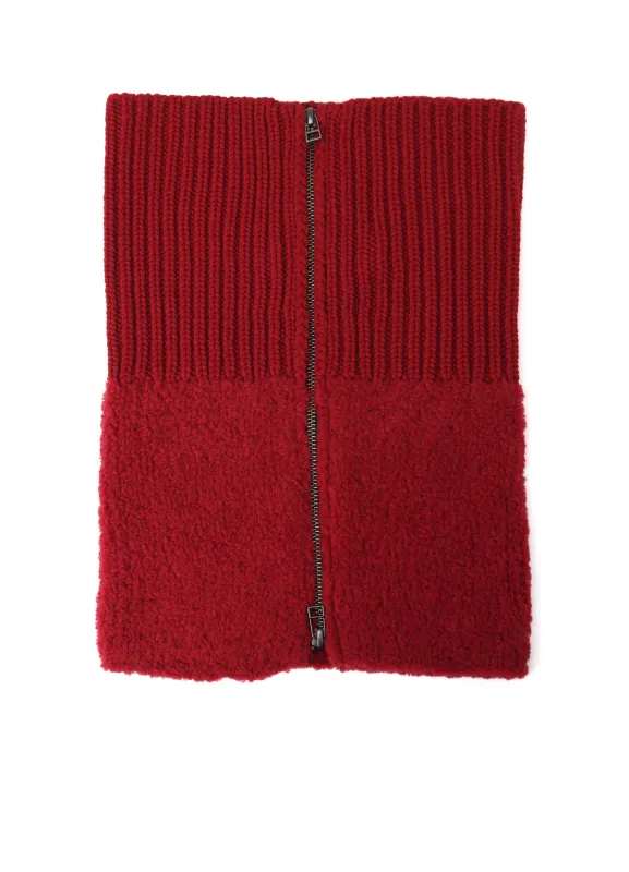 Wool boa+EX FineMerino Wool NECK WARMER sold by Yohji Yamamoto