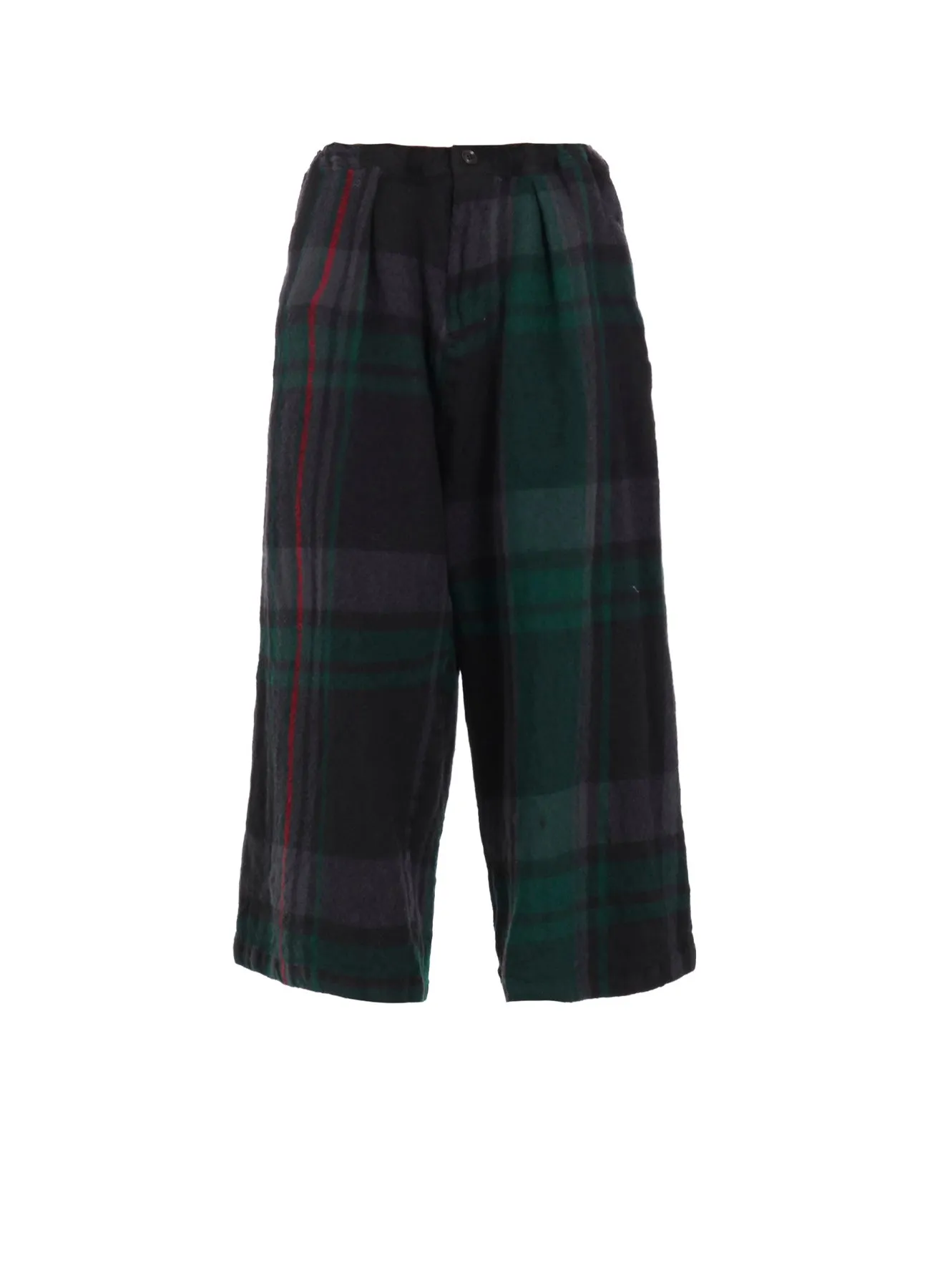MILLED WOOL PLAID PANTS sold by Yohji Yamamoto