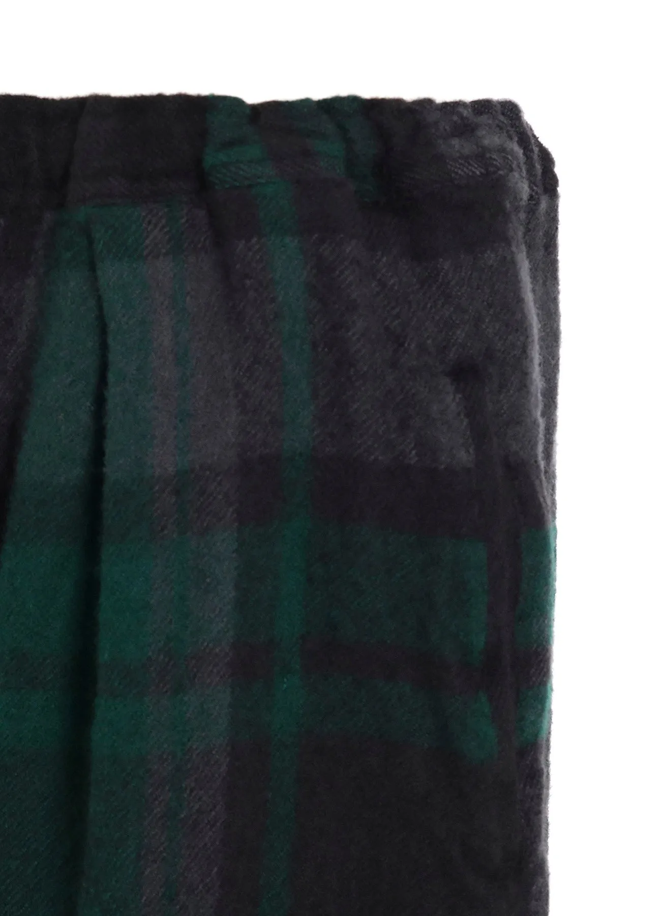 MILLED WOOL PLAID PANTS sold by Yohji Yamamoto product image thumbnail 5
