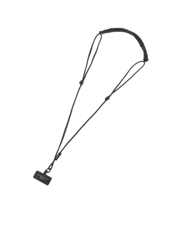 MACRAME KNITTING CELL PHONE SHOULDER STRAP sold by Yohji Yamamoto