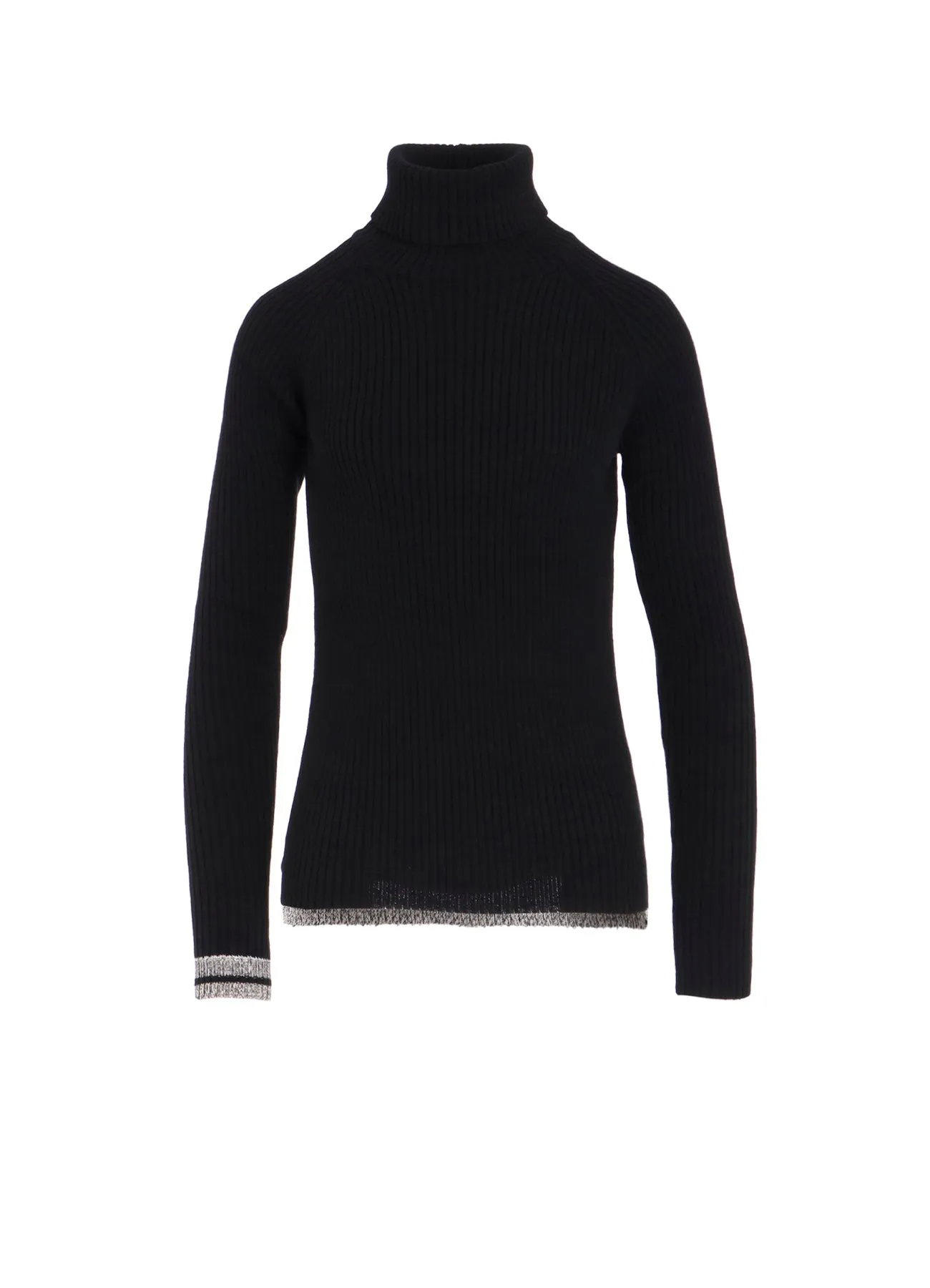 RIBBED HIGH NECK PULLOVER sold by Yohji Yamamoto