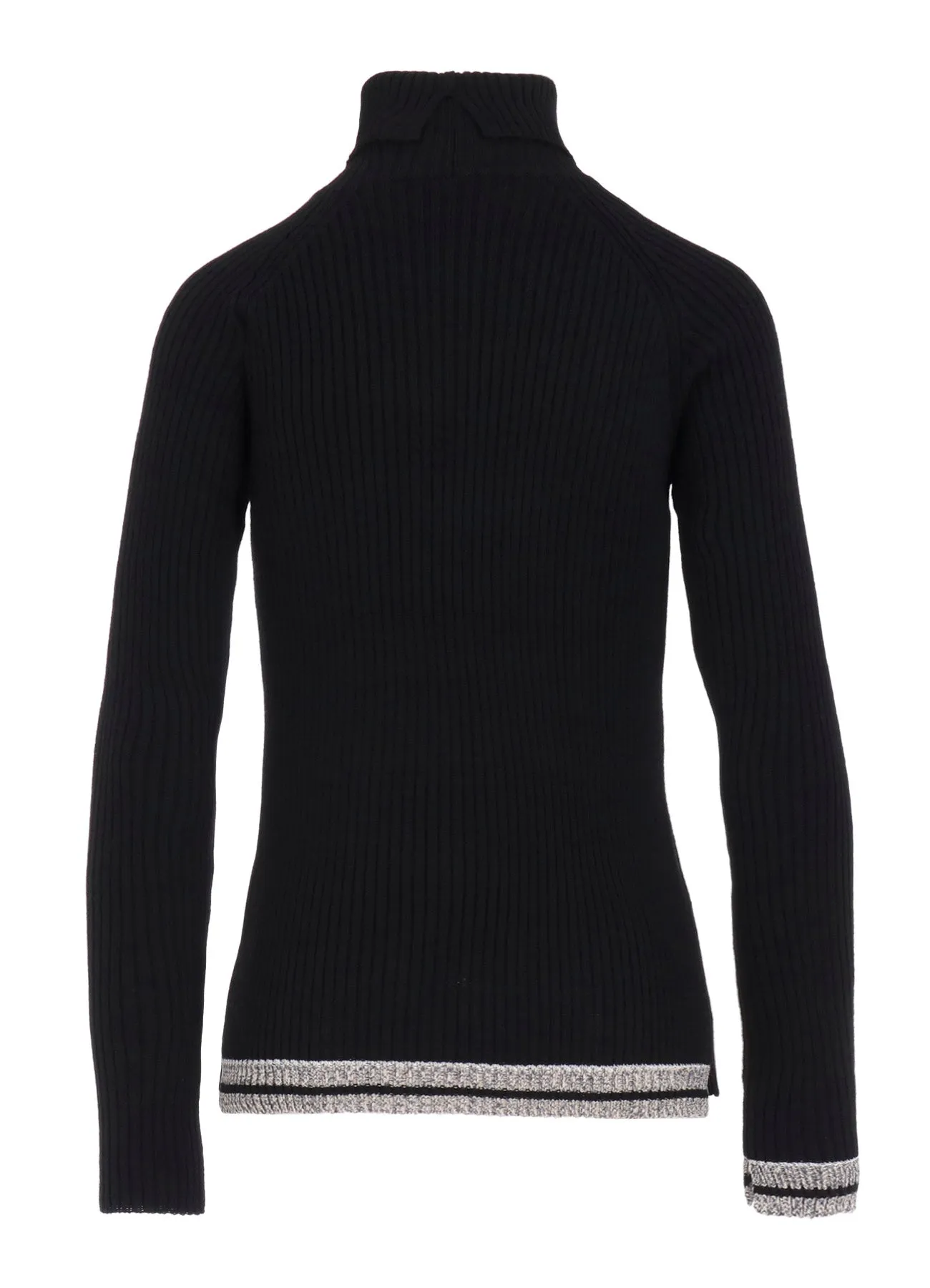 RIBBED HIGH NECK PULLOVER sold by Yohji Yamamoto product image thumbnail 3
