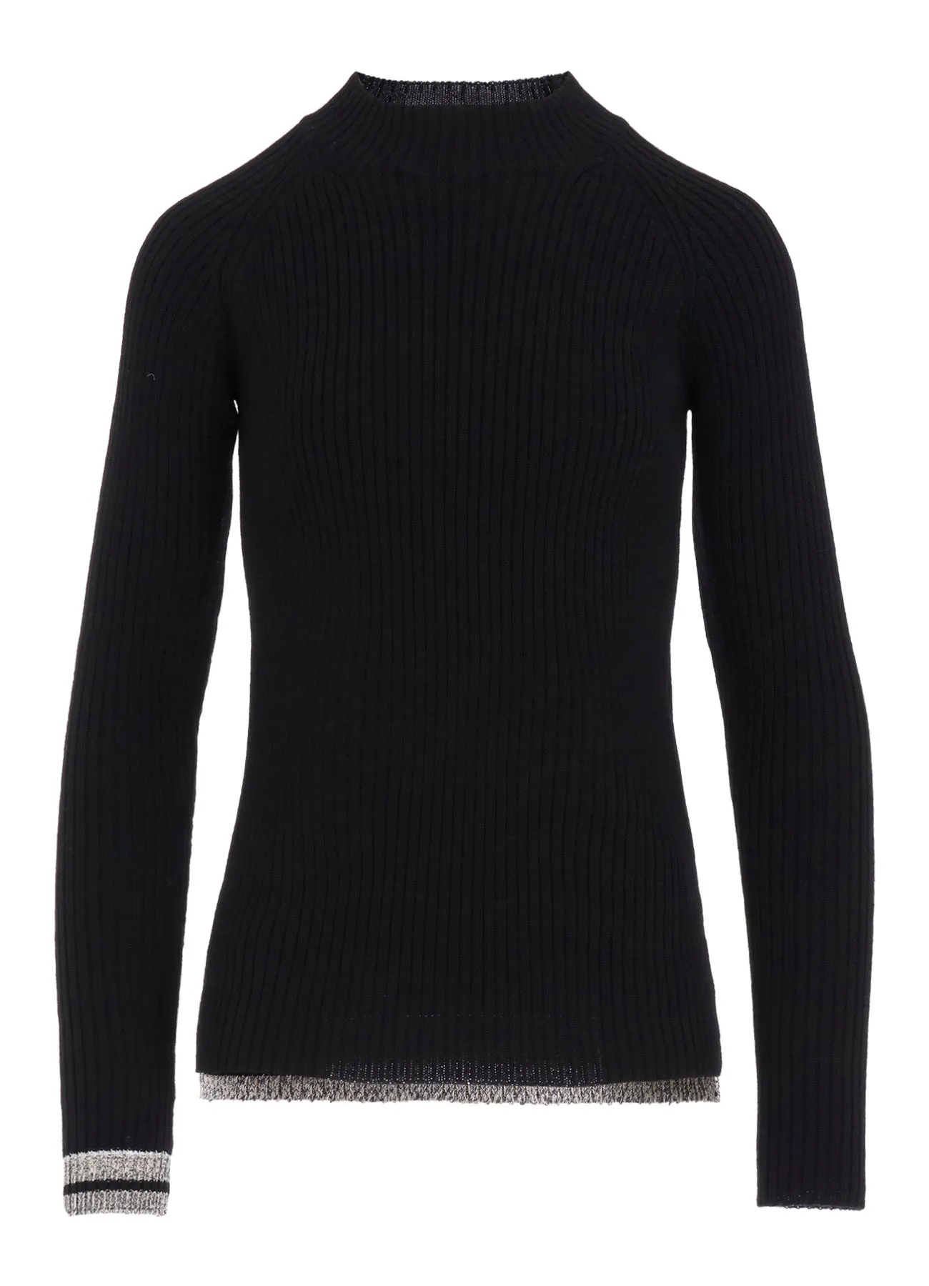 RIBBED MINI HIGH NECK PULLOVER sold by Yohji Yamamoto product image thumbnail 2