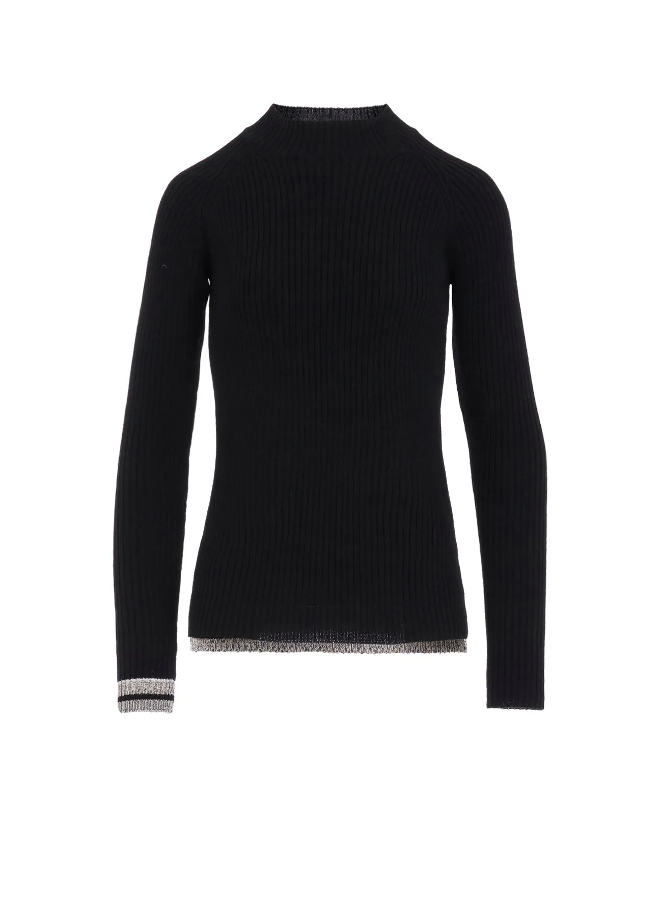 RIBBED MINI HIGH NECK PULLOVER sold by Yohji Yamamoto